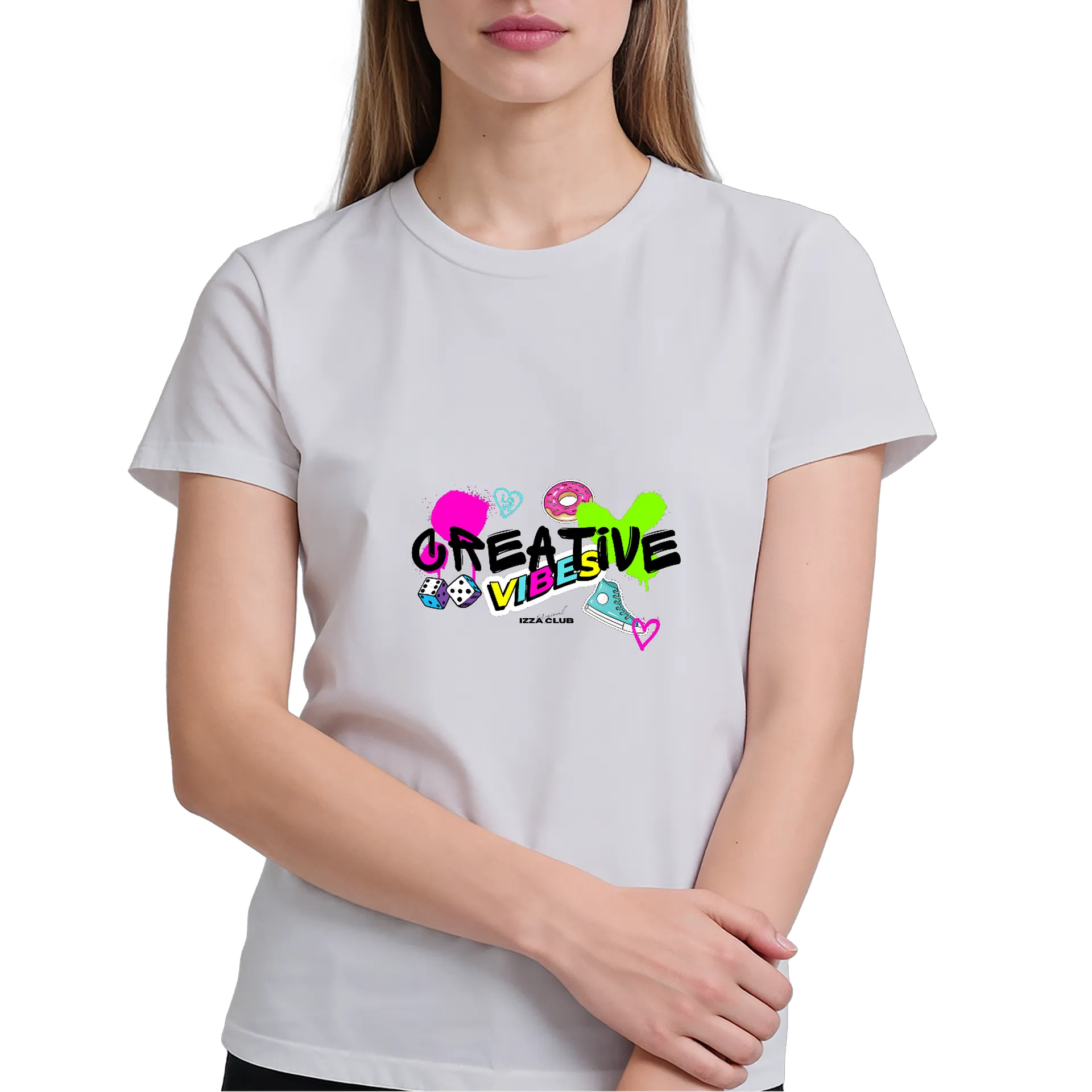 Camiseta Creative Vibes White - Imagem 4
