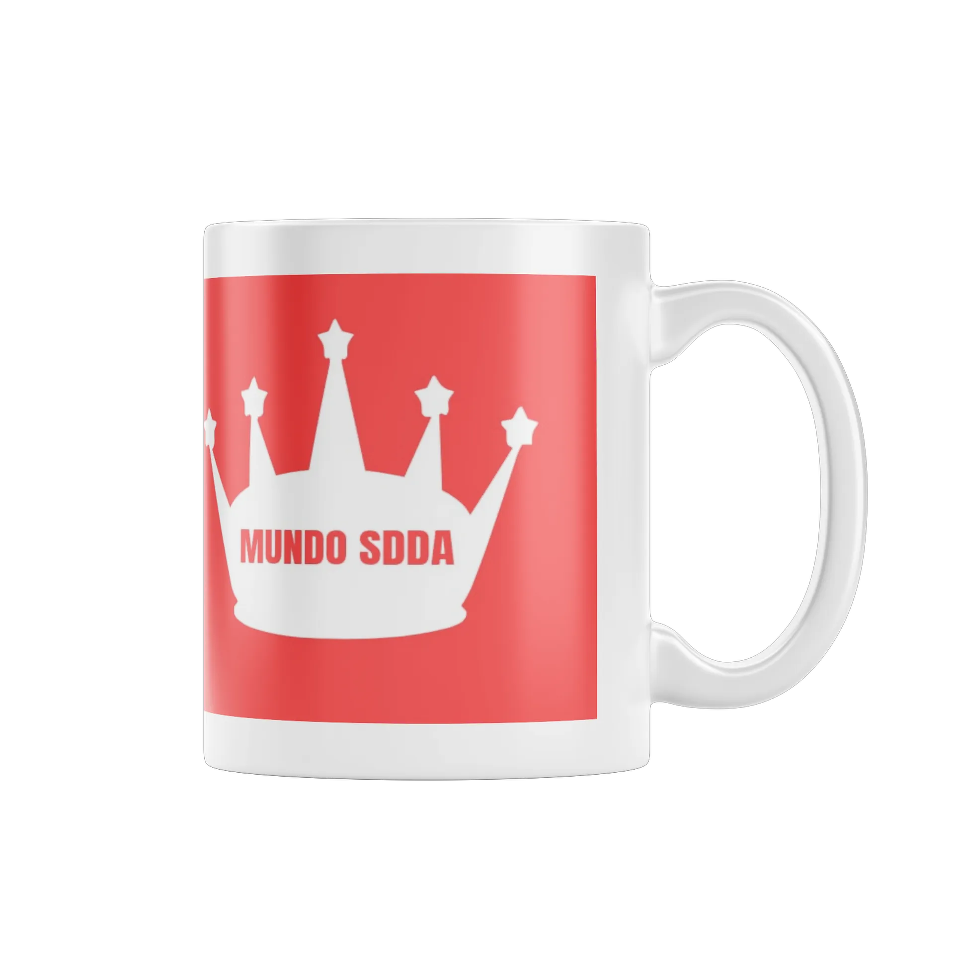 Caneca Porcelana Coroa Mundo SDDA 325ml de Mundo SDDA
