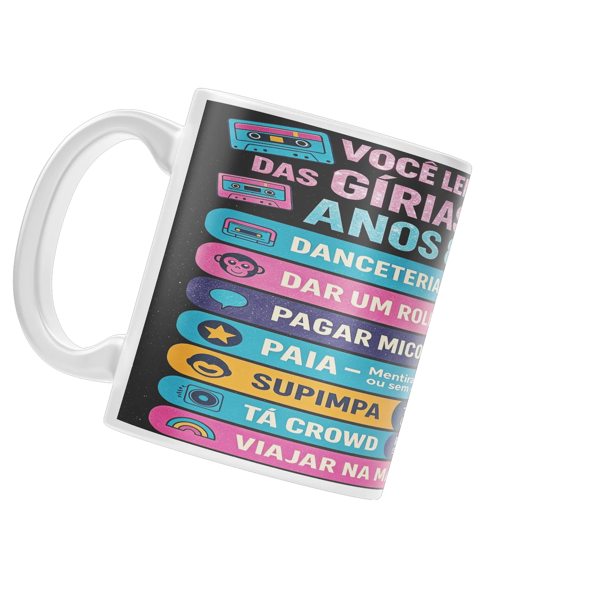 Caneca Palette Frases Retro 325ml - Imagem 3