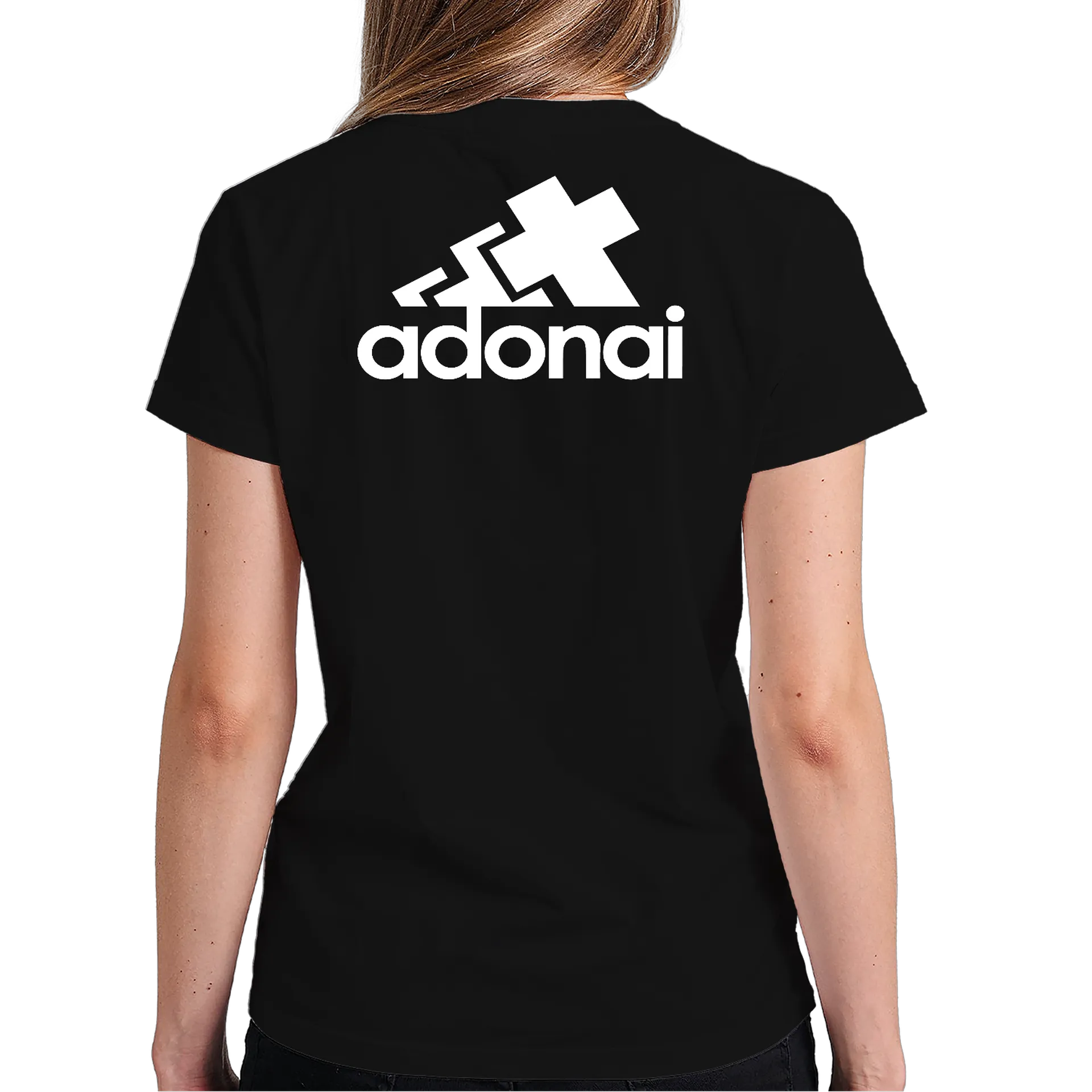 Camiseta Estampa Tipográfica Adonai 100% Algodão - Imagem 6