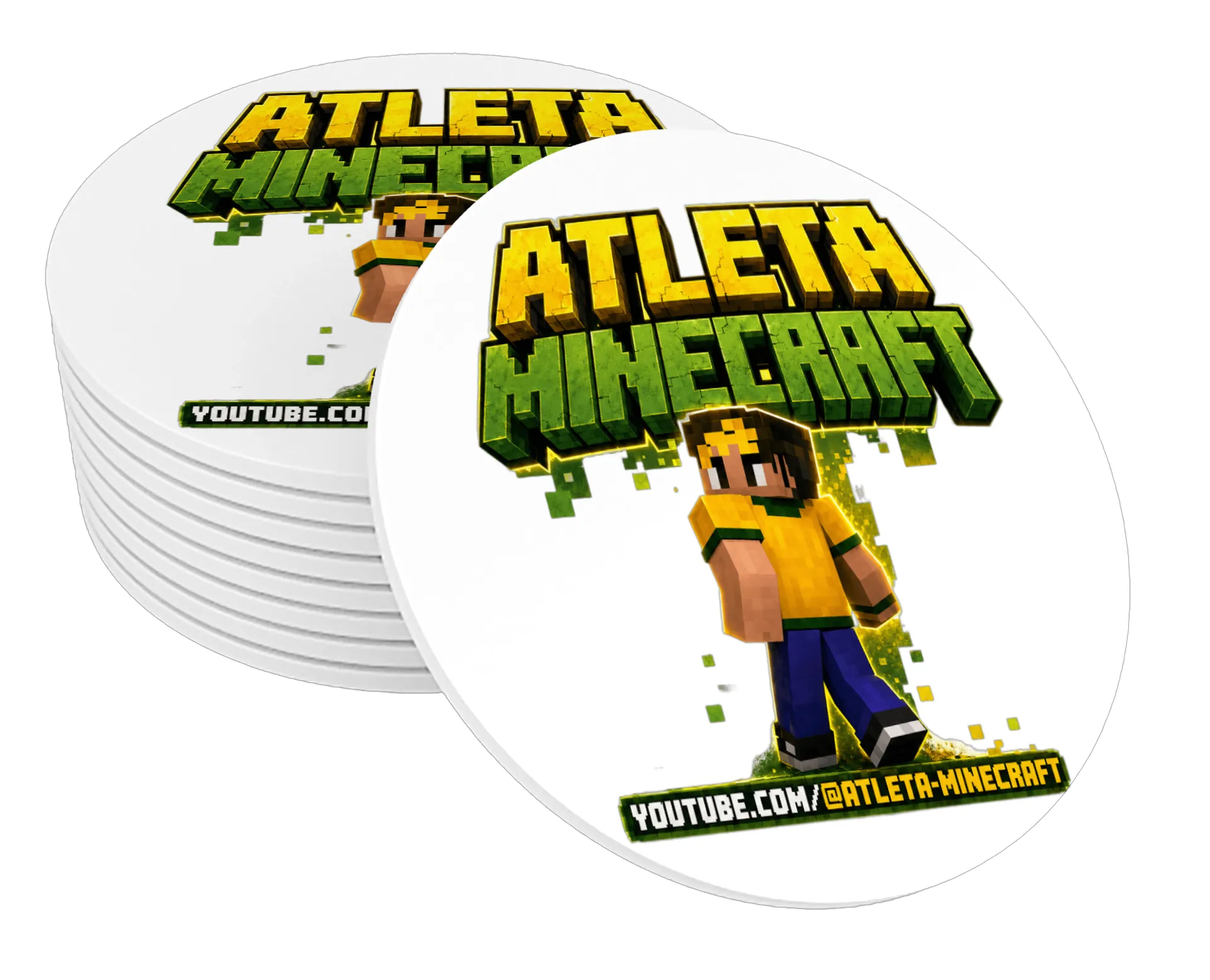 Porta-Copos Oficial Atleta Minecraft | Colecionável - Imagem 1