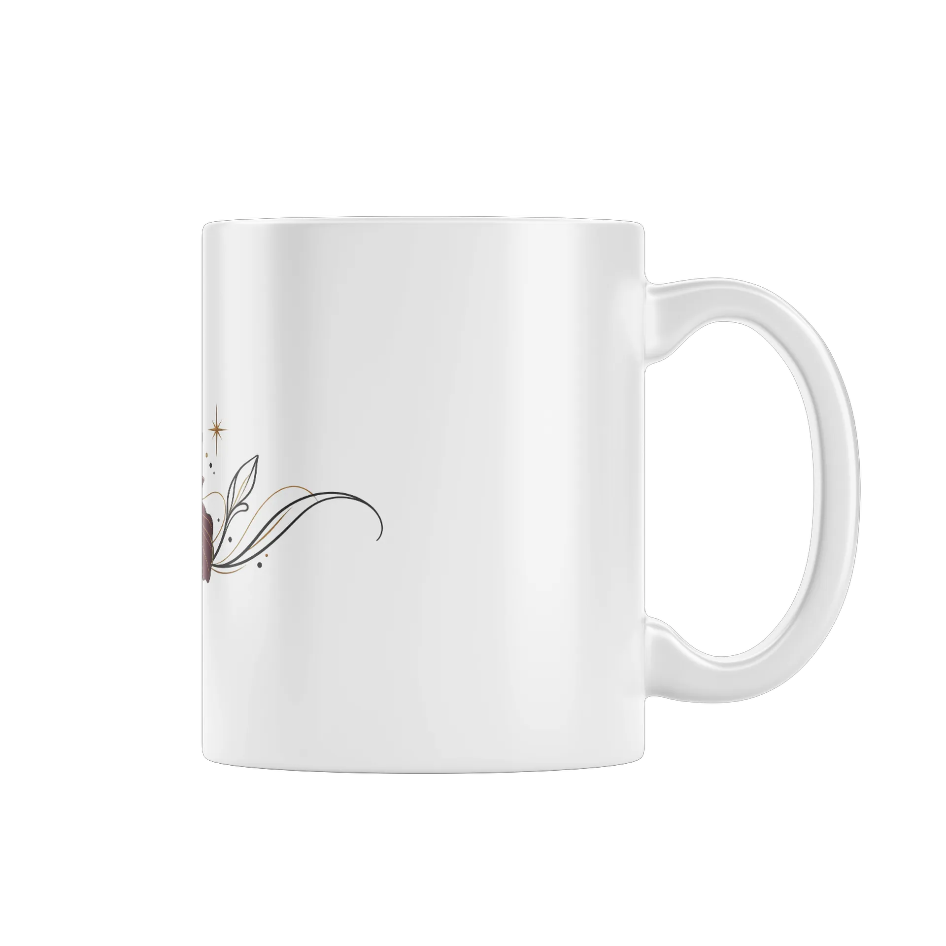 Caneca Íris Floral — Miguel Studio. de MiguelStudio — imagem 1 de 4