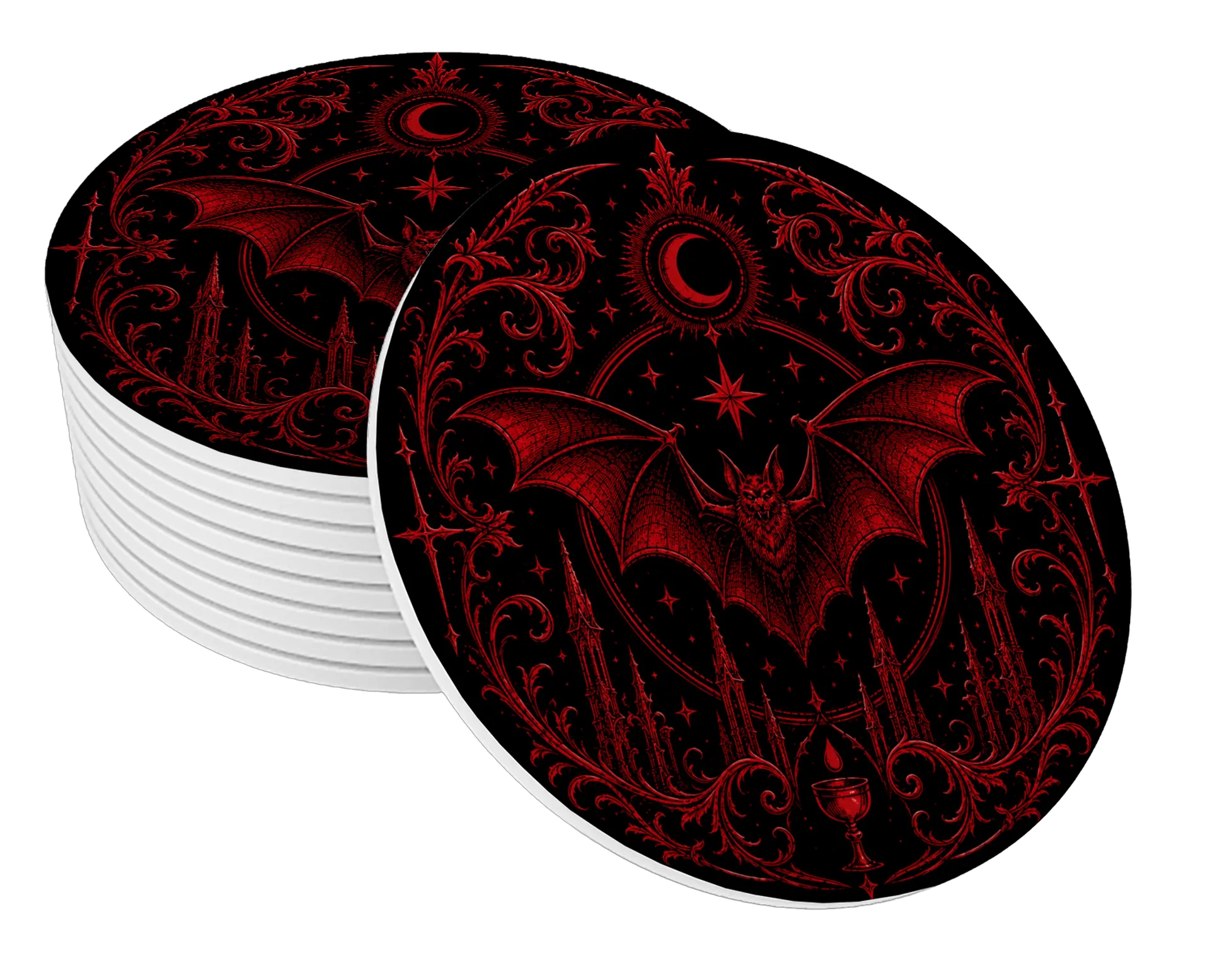 Porta Copos Dark Bat de Abby — imagem 1 de 3