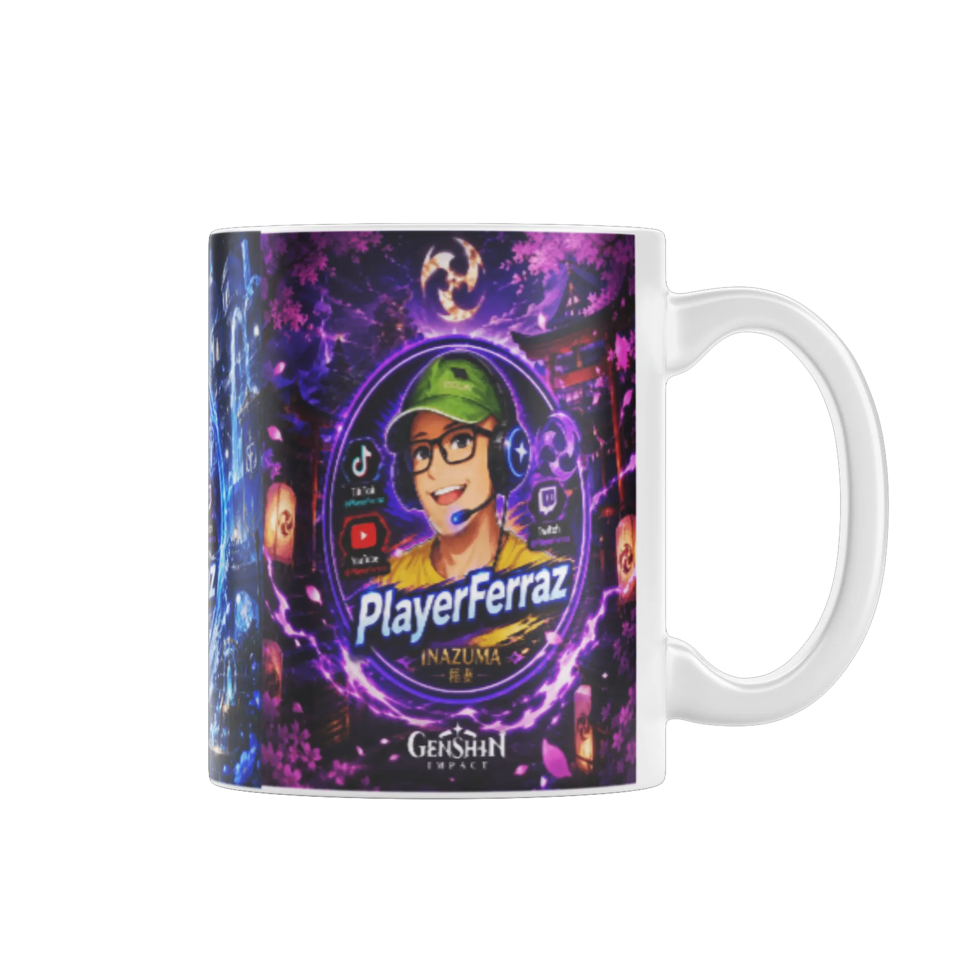 Caneca Genshin Impact by PlayerFerraz - Imagem 1
