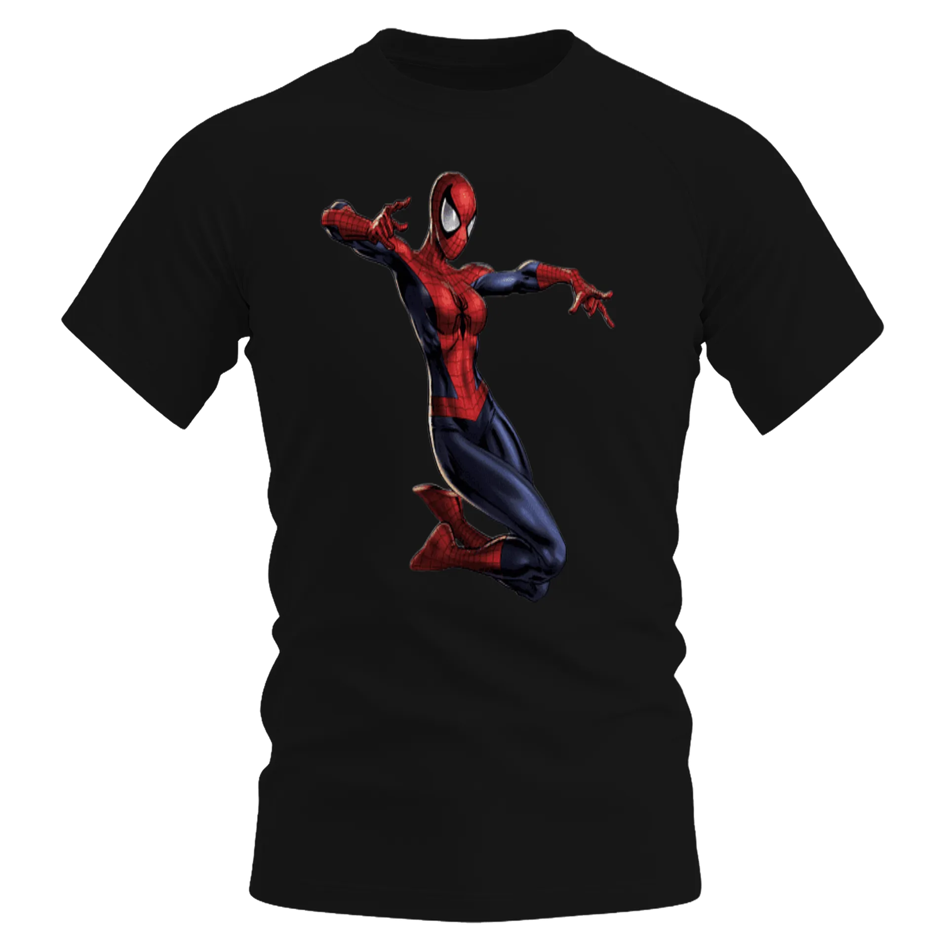 Camiseta Dry Fit Homem-Aranha Estampa Colorida 100% Algodão - Imagem 1