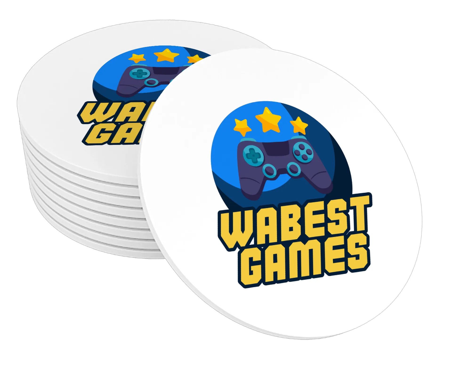Porta-copo Estampa WABest Games MDF de WABEST Games — imagem 1 de 3