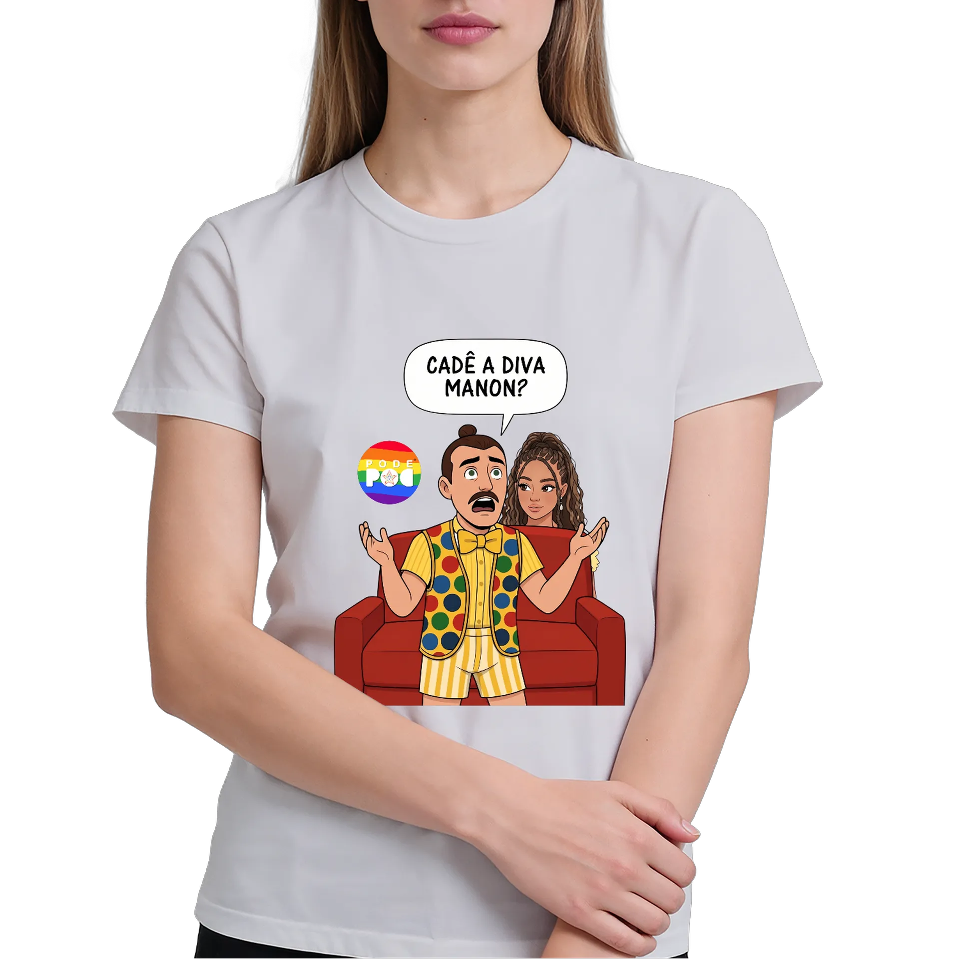 Camiseta personalizada Cadê a Manon Katseye - Imagem 3