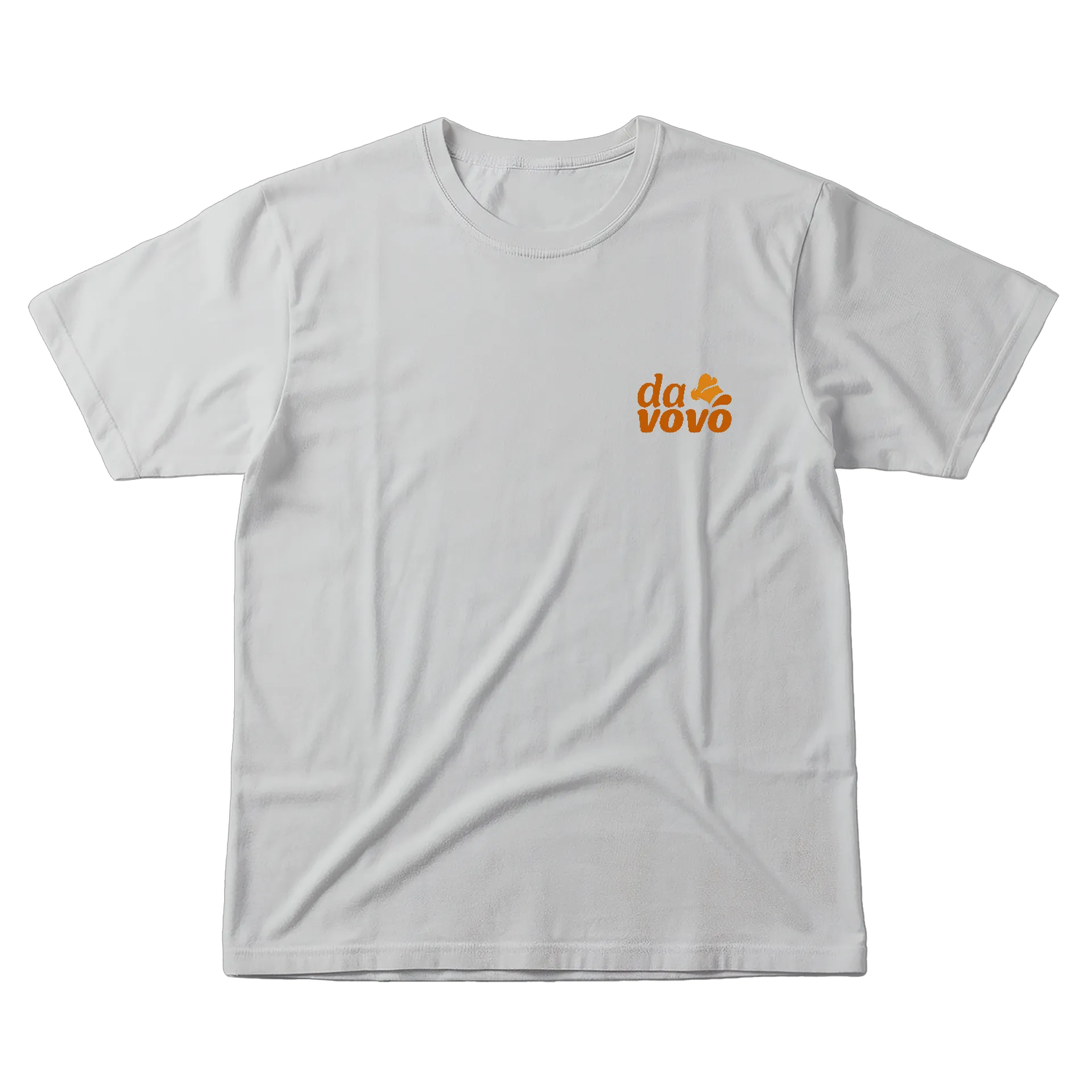 Camiseta Design Gato Laranja Estampa Abstrata 100% Algodão - Imagem 1