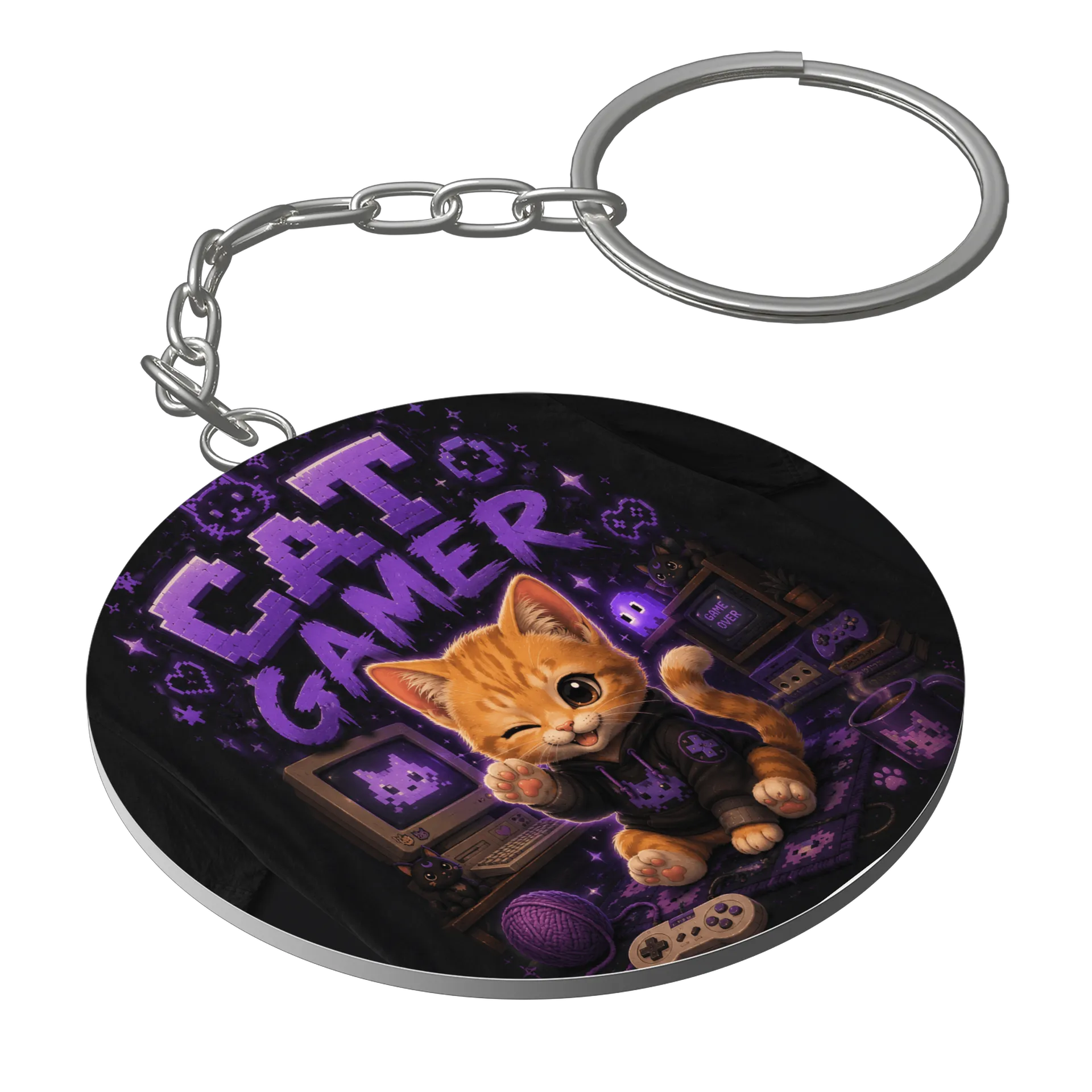 Chaveiro Cat Gamer  de eMonaliza94 