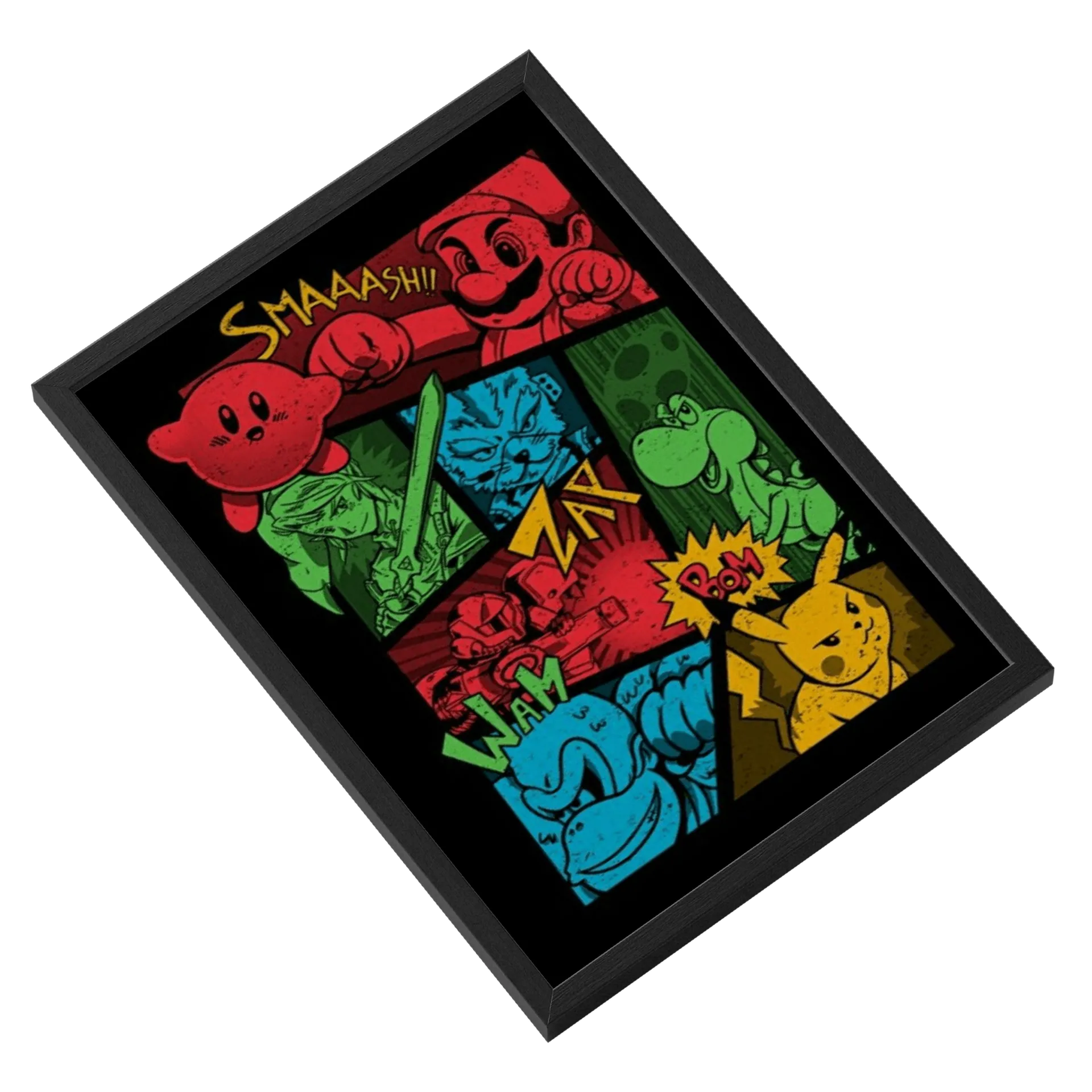 Quadro A3 personalizado Com Vidro Mario Bros. de Paullin_piu — imagem 2 de 3