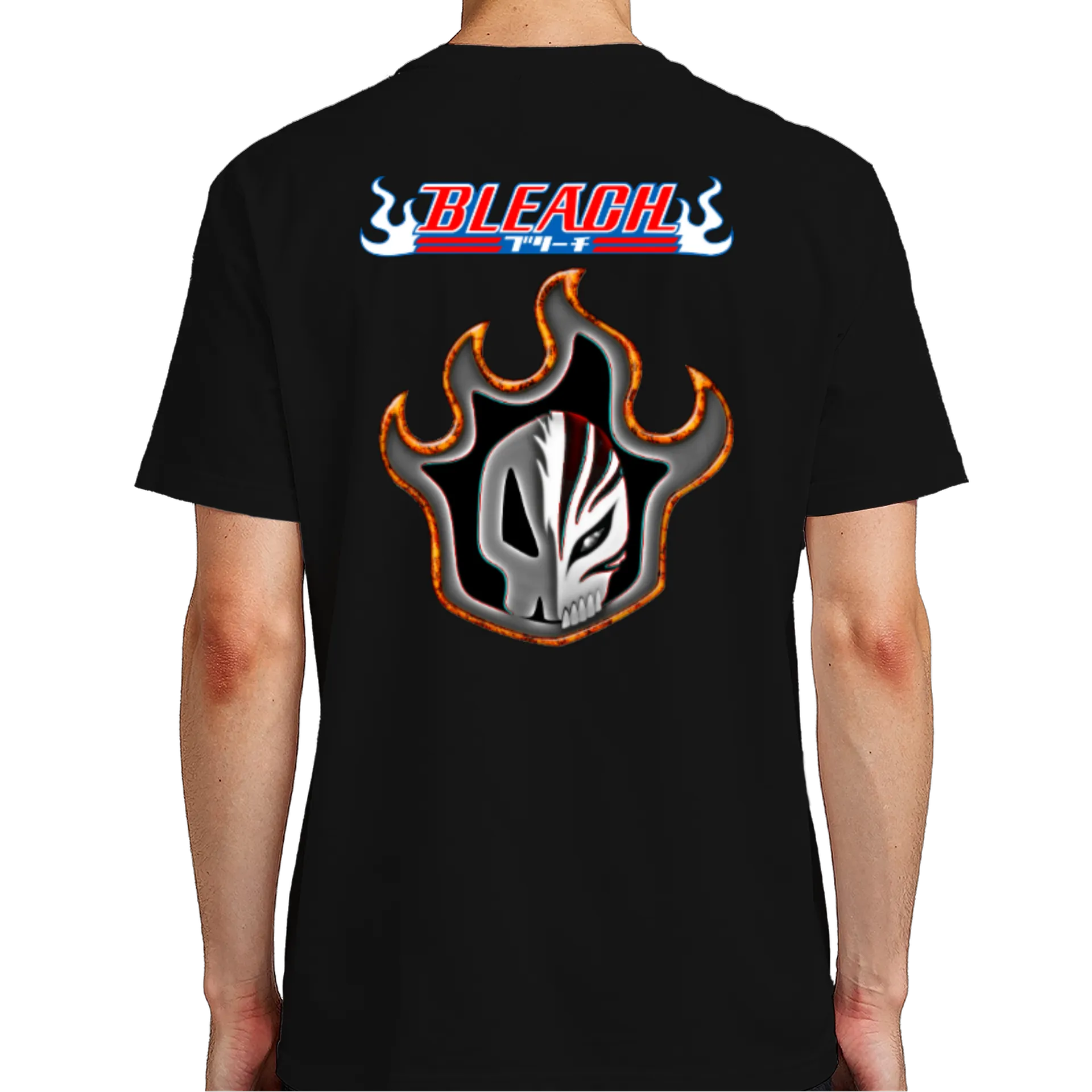 Camiseta Bleach Estampa Chamas 100% Algodão - Imagem 7