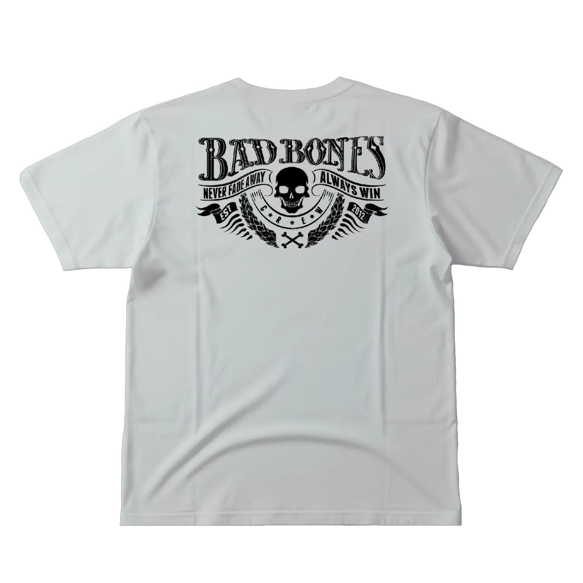 Camiseta Estampa Caveira Bad Bones 100% Algodão - Imagem 3