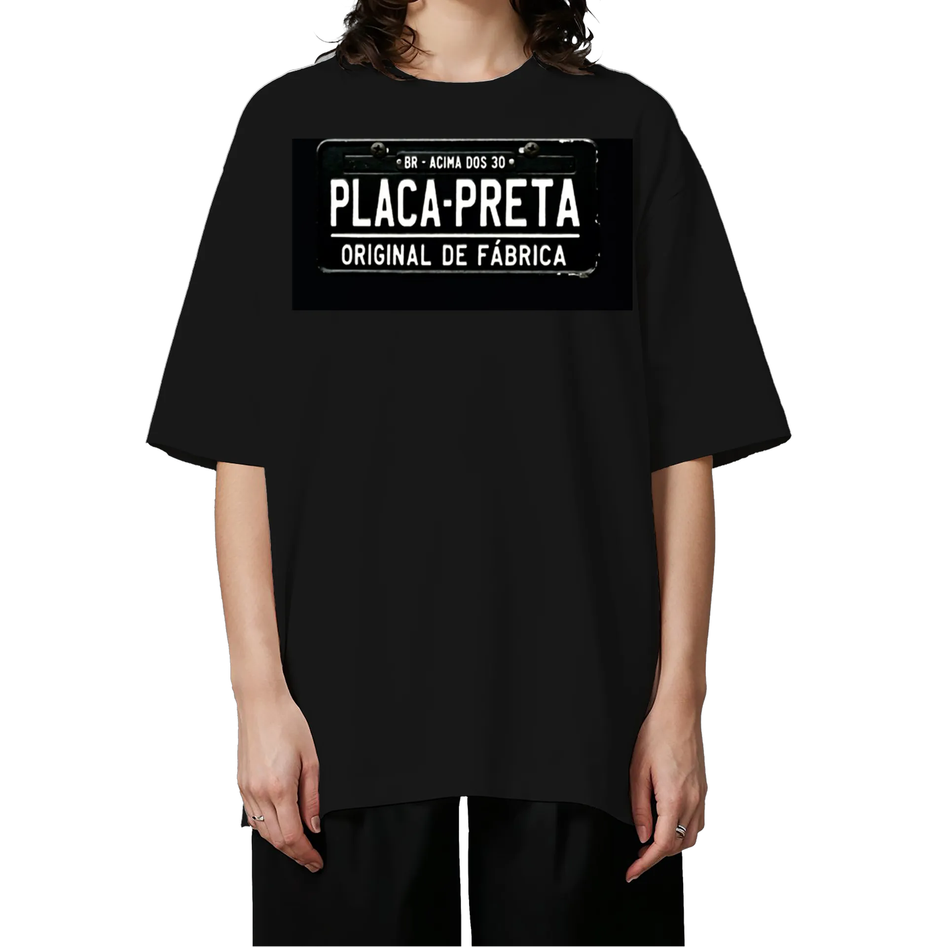 Camiseta Oversized Placa Preta Original de Fábrica 100% de TOP BH GOSPEL  — imagem 3 de 6