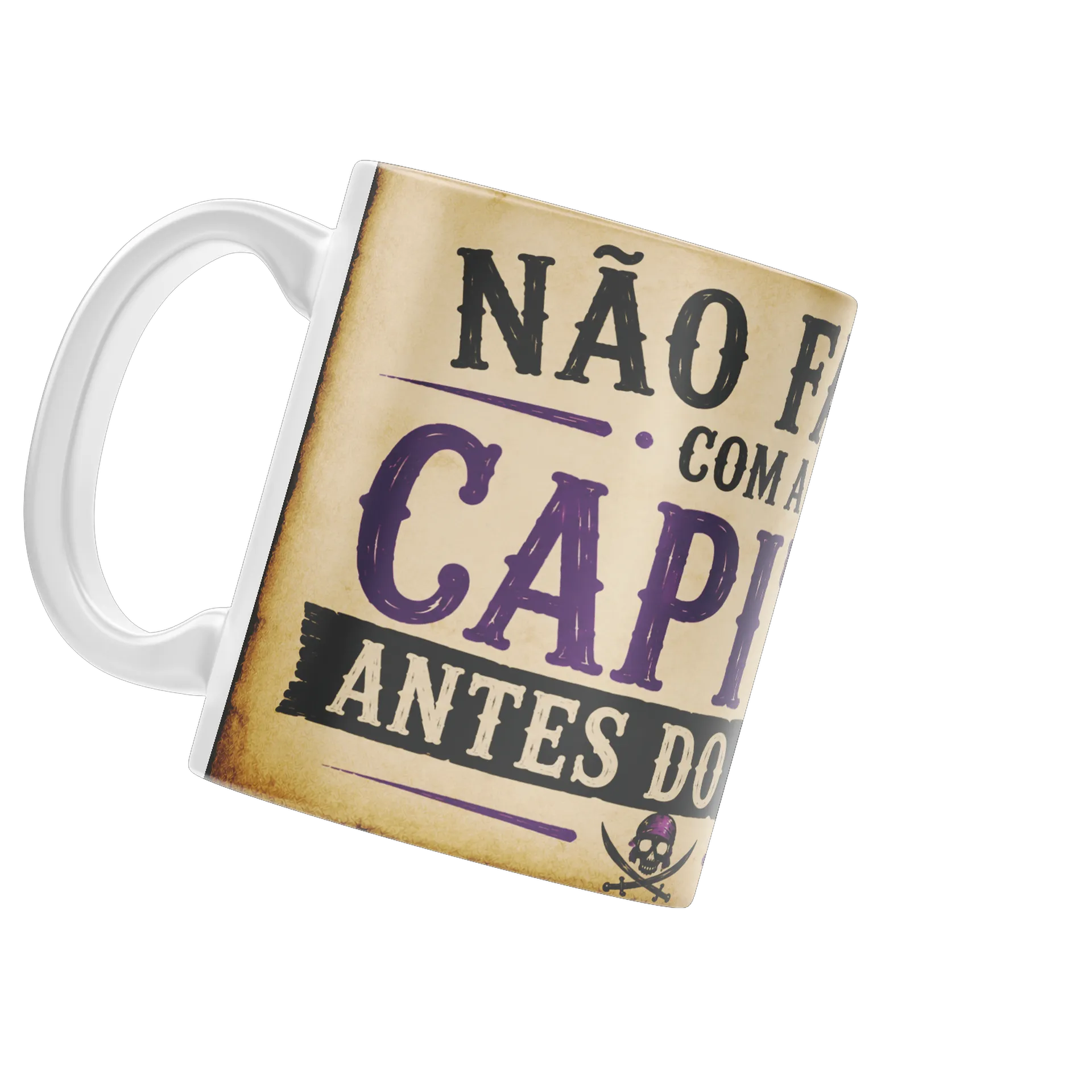 Caneca "Não fale com a Capitã antes do café" - Imagem 4