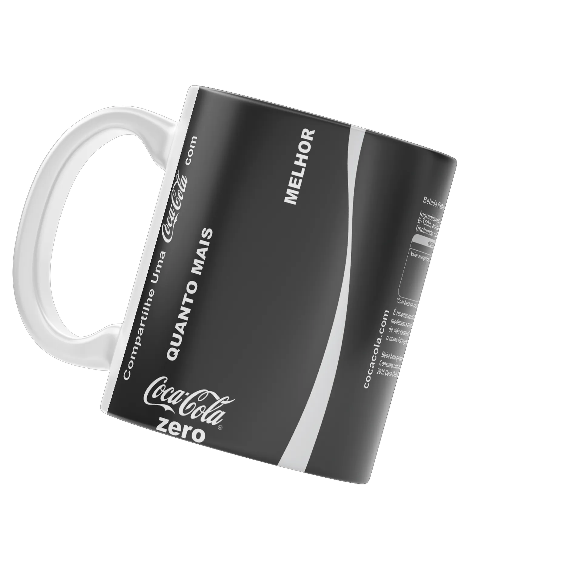 Caneca Porcelana Coca-Cola Zero 325ml de NEXUS STORE — imagem 2 de 3