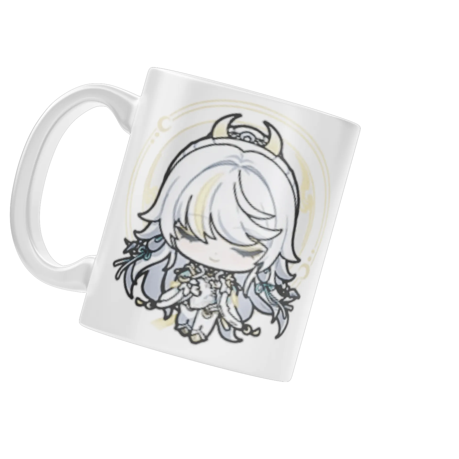 Caneca Porcelana Personagem Zibai  325ml de Kaeiol