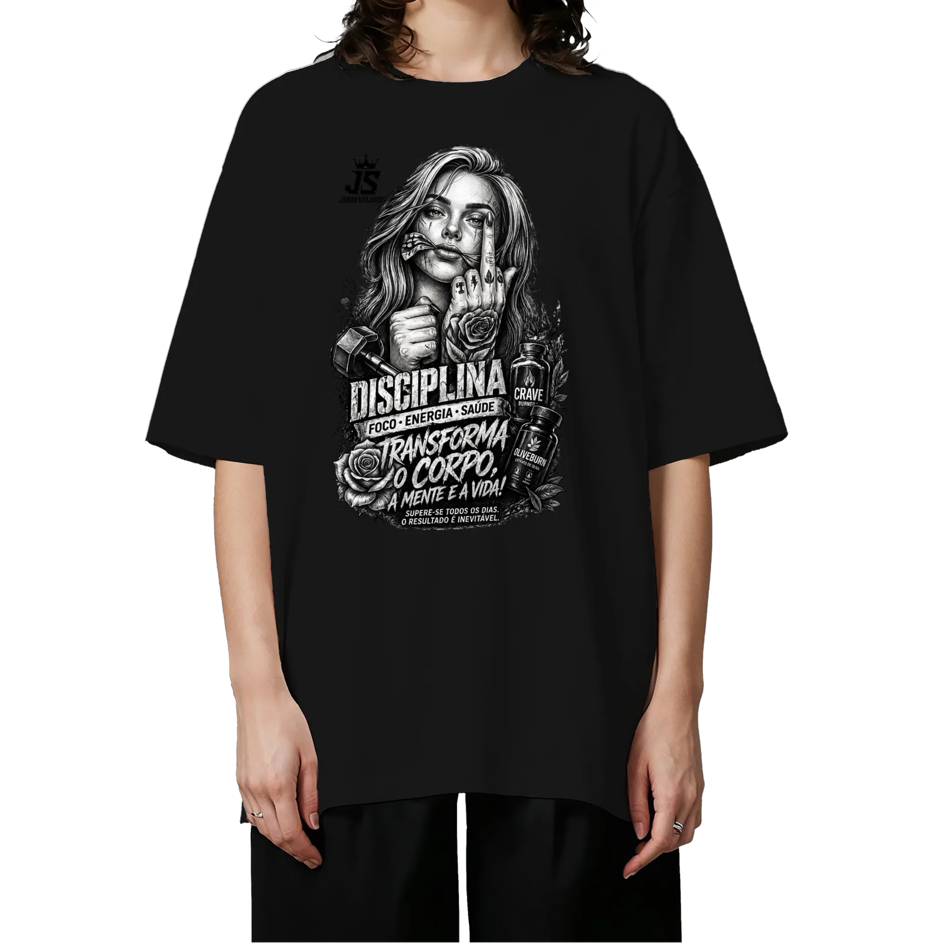 Camiseta Oversized jsbrevoluxon  - Imagem 3