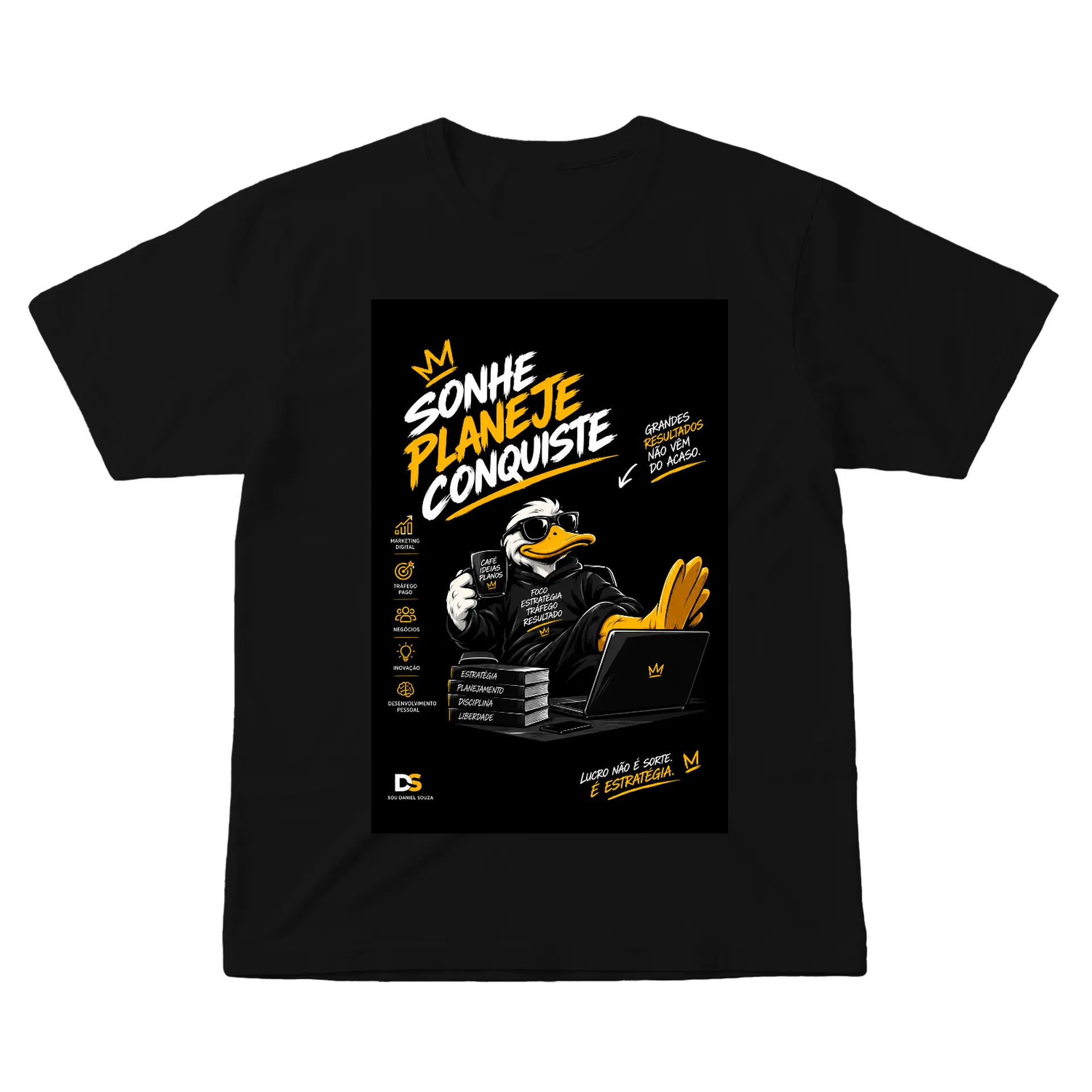 SONHE • PLANEJE • CONQUISTE Camiseta personalizada - Imagem 1