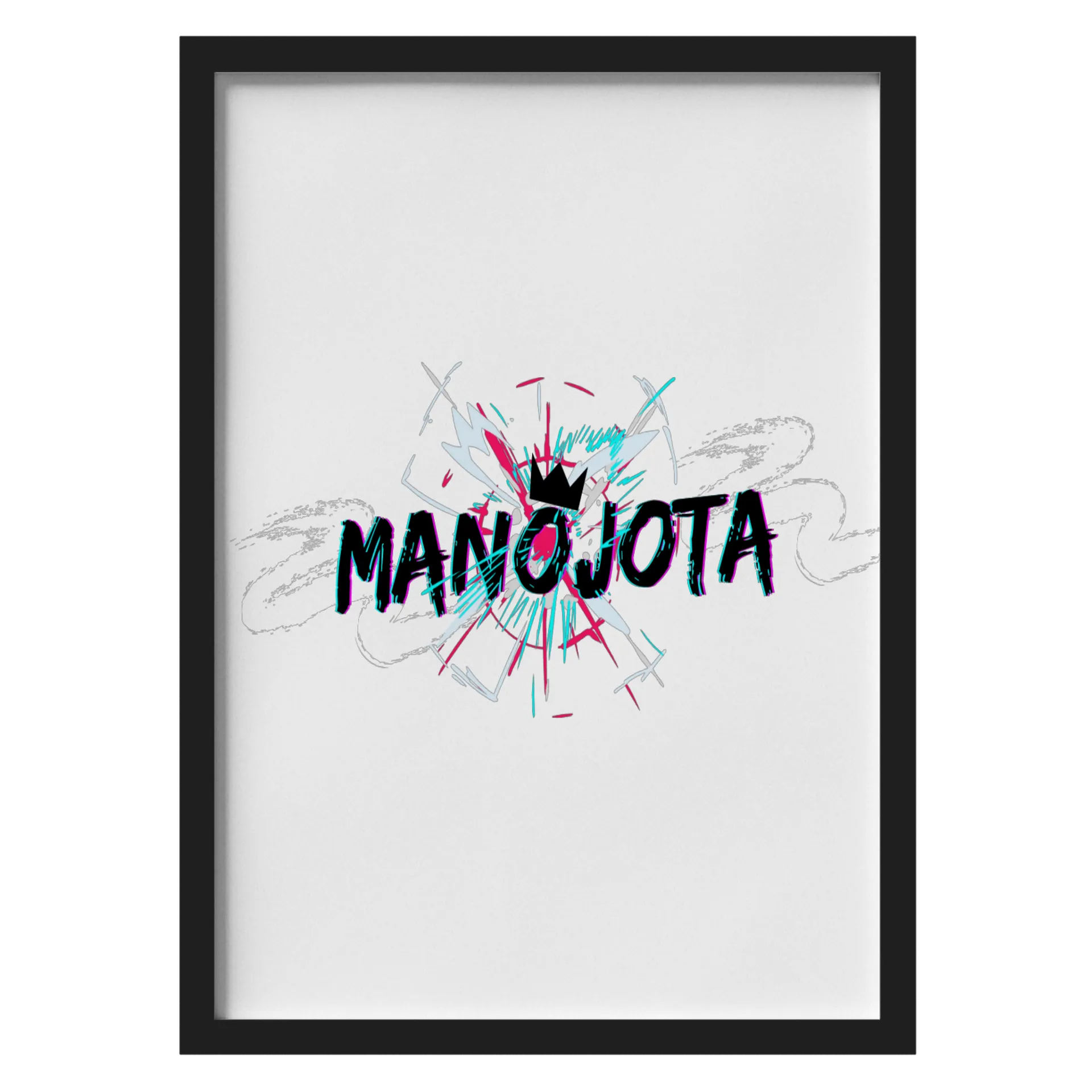 Quadro Com Vidro Manojota de Manojota — imagem 1 de 3