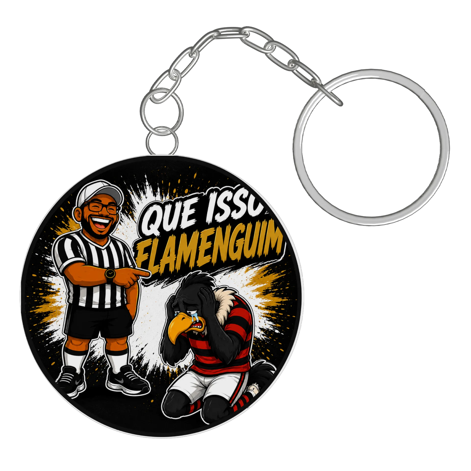 Chaveiro Que Isso Flamenguin - Imagem 3