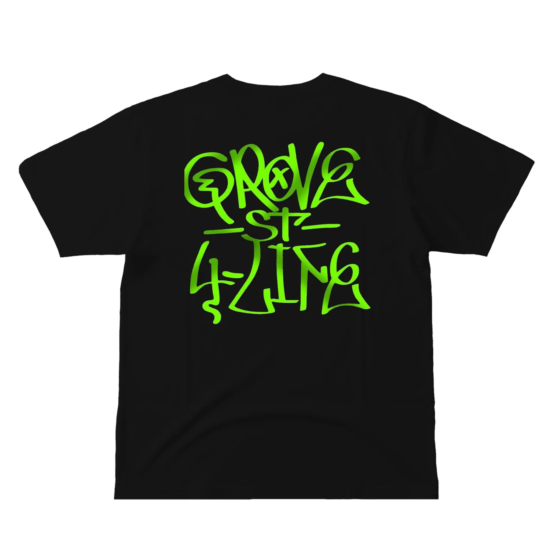 Camiseta Estampa Graffiti Grove Street 100% Algodão - Imagem 3