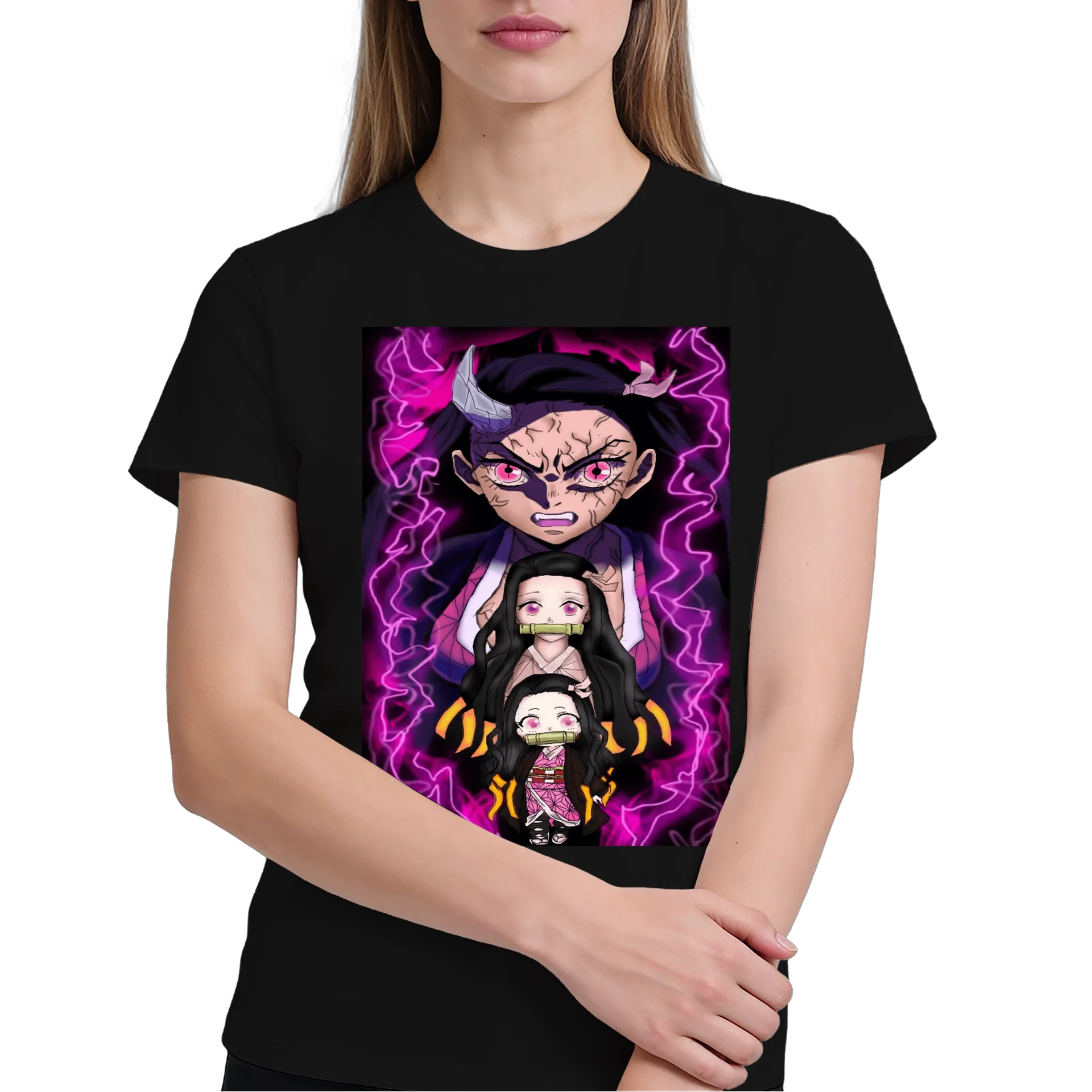 Camiseta personalizada Nezuko Kamado - Imagem 4