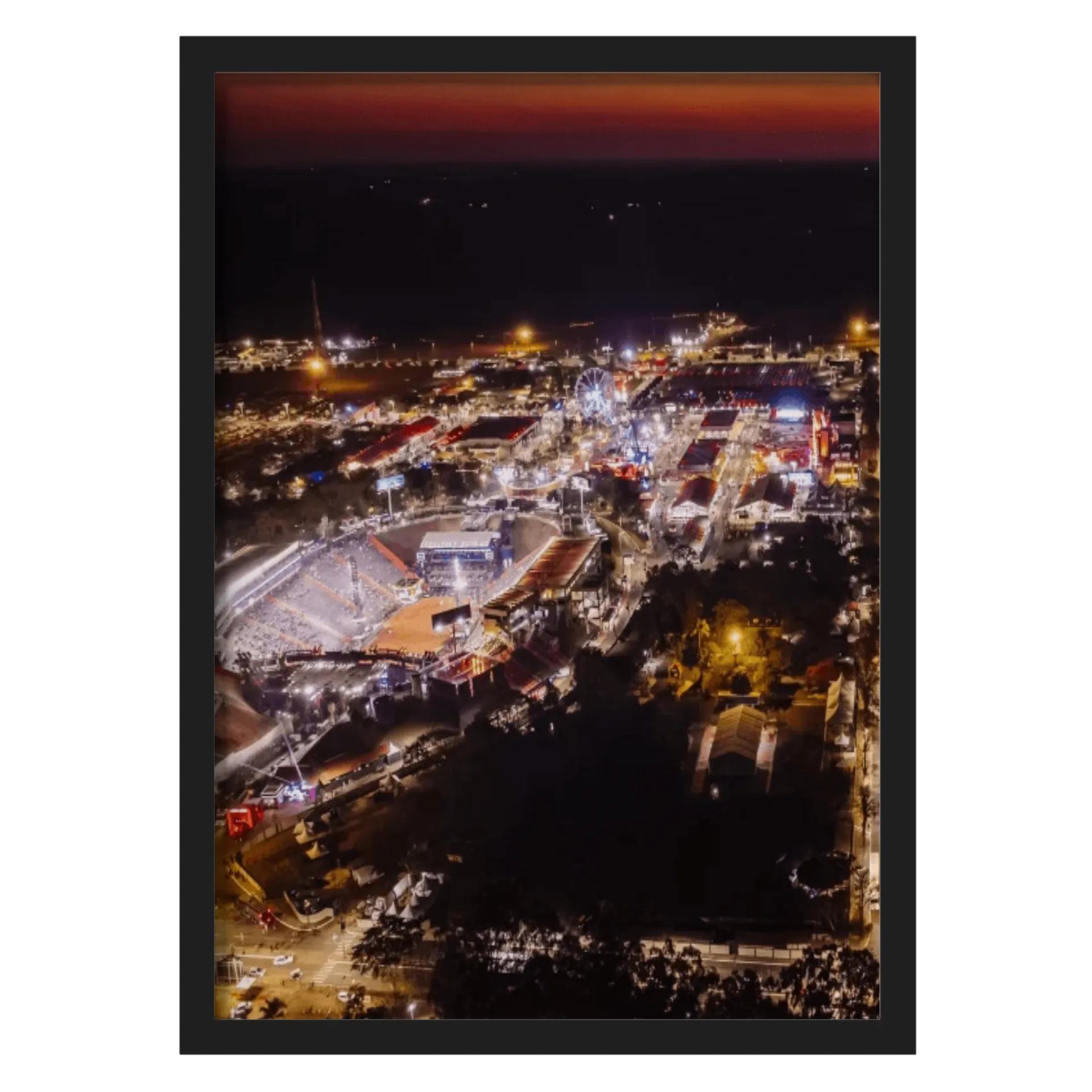 Quadro A3 personalizado Com Vidro - A Festa de Barretos 1 de Robson — imagem 1 de 3