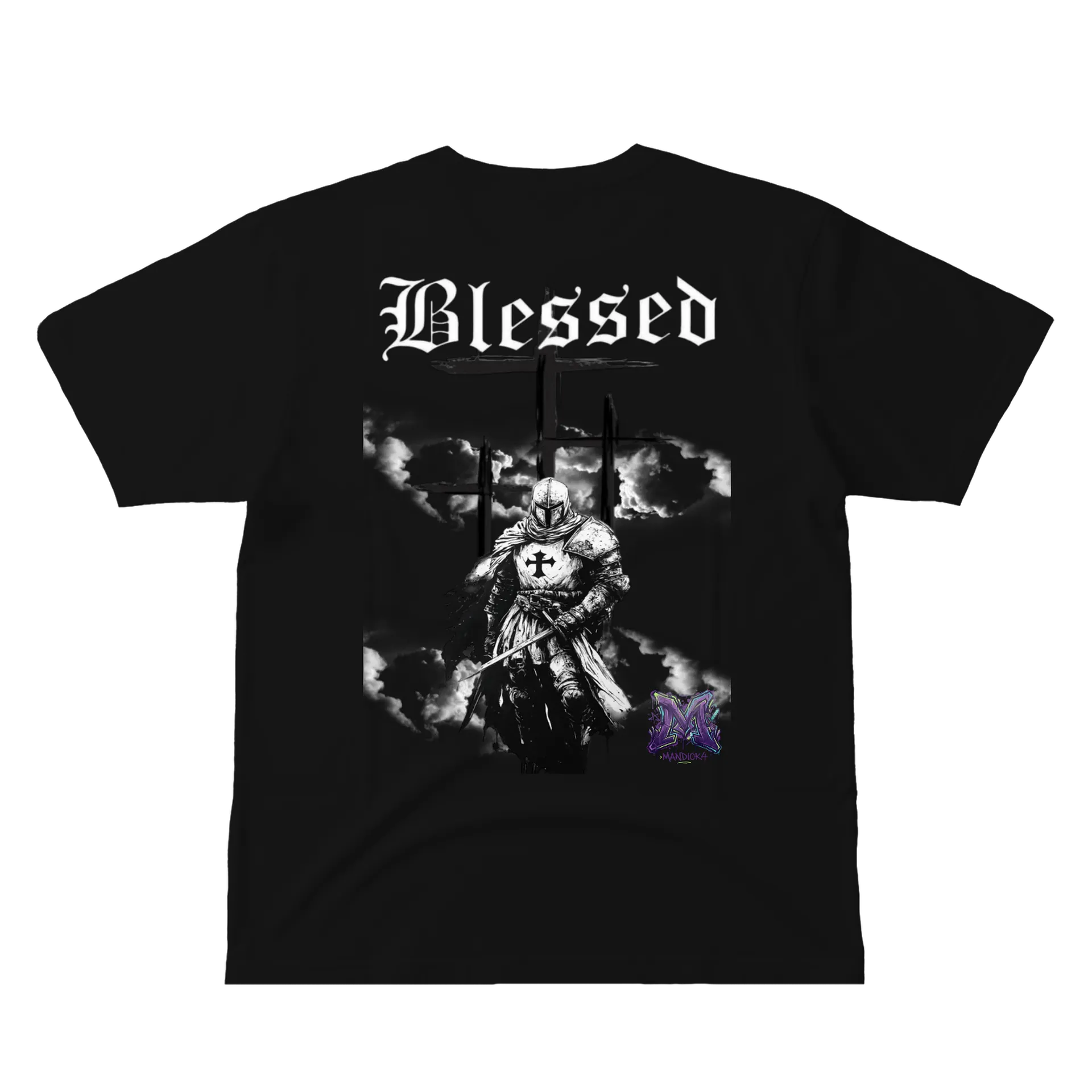 Camiseta BLESSED MEDIEVAL de MANDIOK4 — imagem 2 de 6