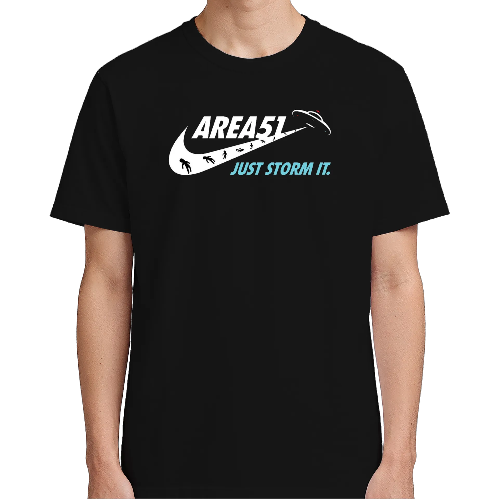 Camiseta Área 51 Just Storm It 100% Algodão - Imagem 5