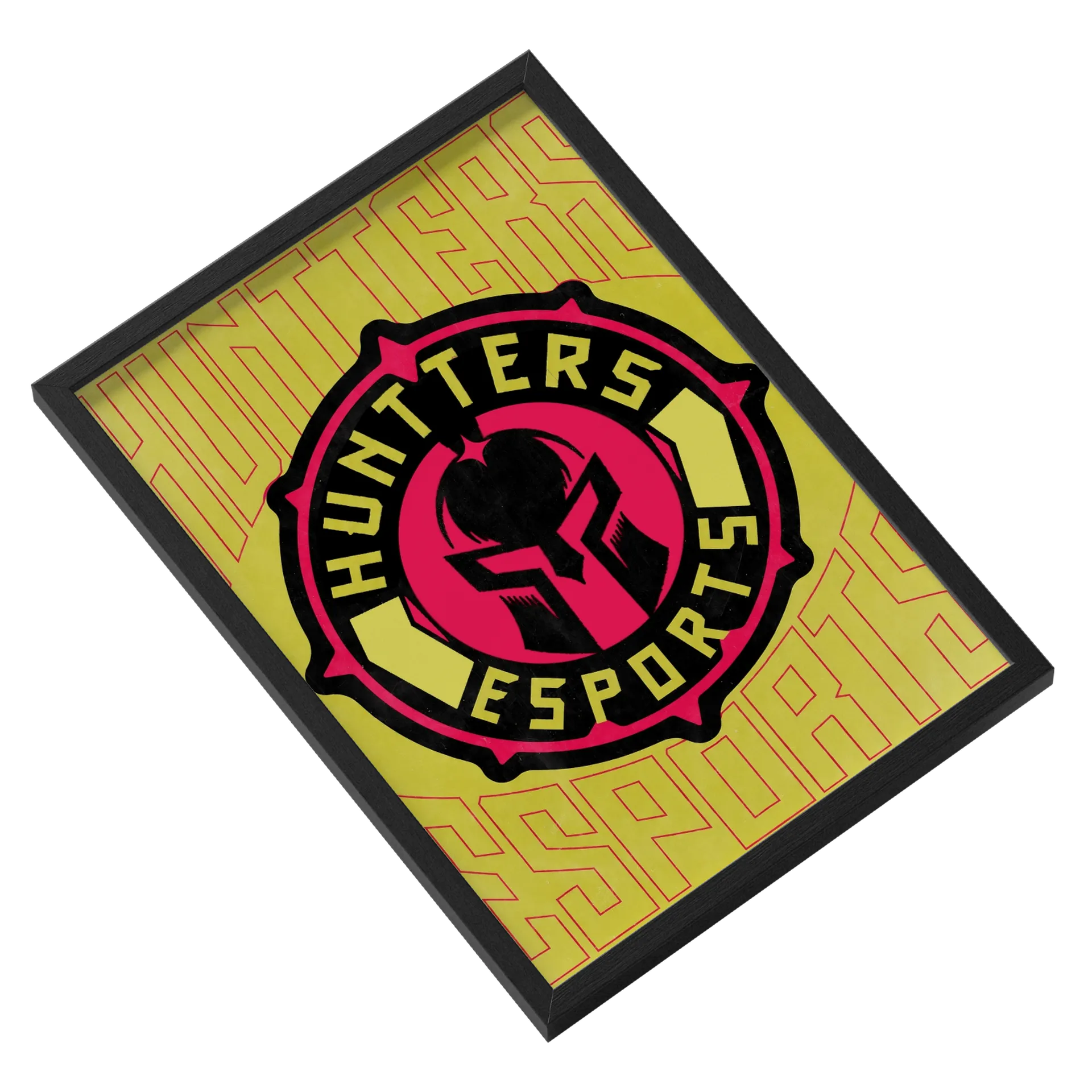 Quadro A3 personalizado de Huntters eSports