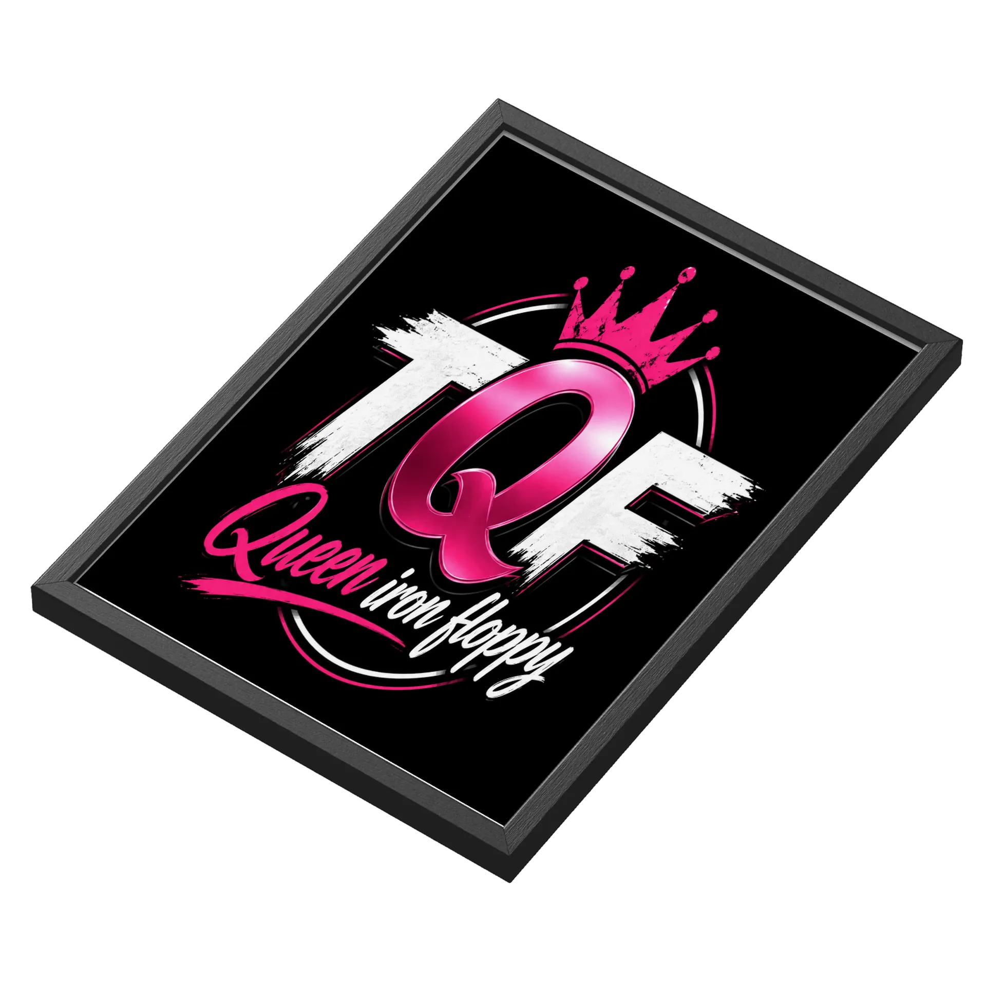 Quadro Estampa Tipográfica Queen Iron Floppy A3 - Imagem 3