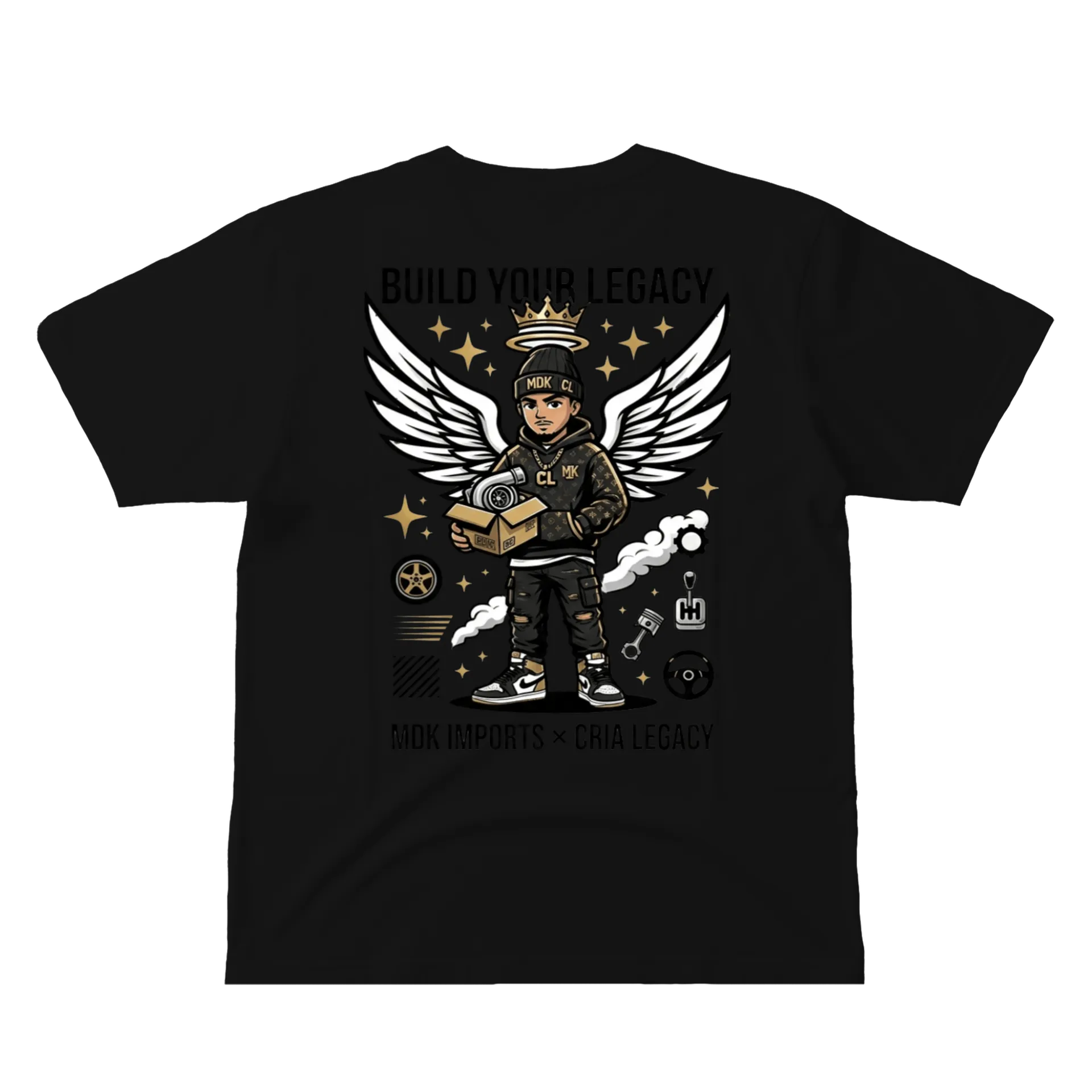 Camiseta Estampa Build Your Legacy 100% Algodão - Imagem 3