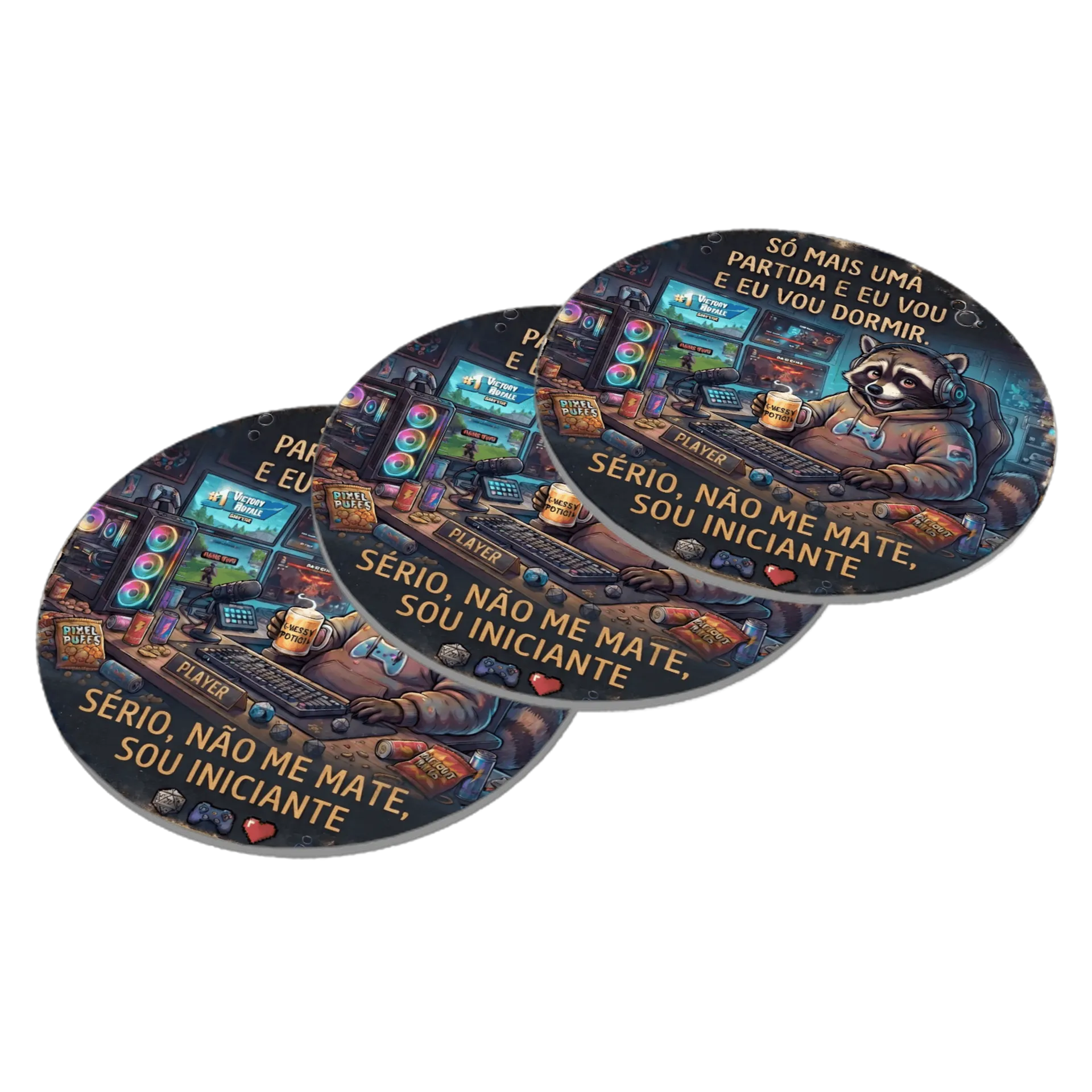 Porta-copo MDF Gamer Personalizadas - Imagem 3