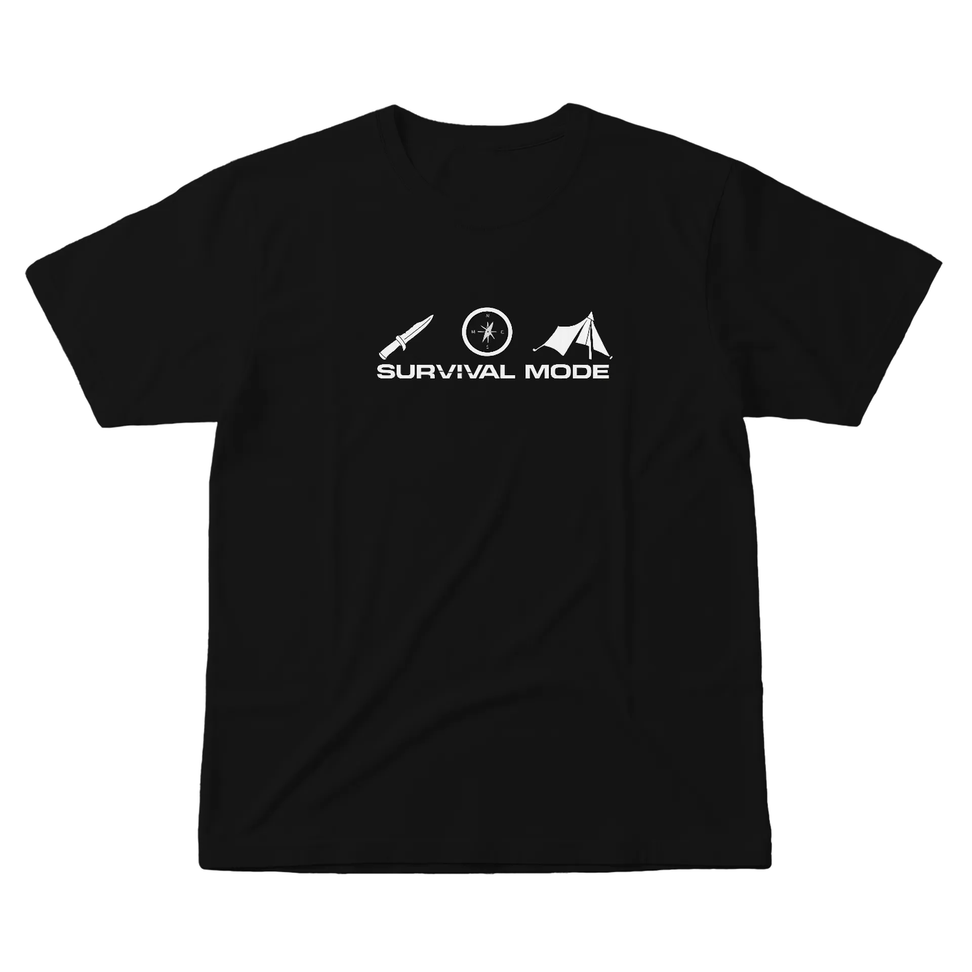 Camiseta Survival Mode Estampa Aventura 100% Algodão de ViniWoW