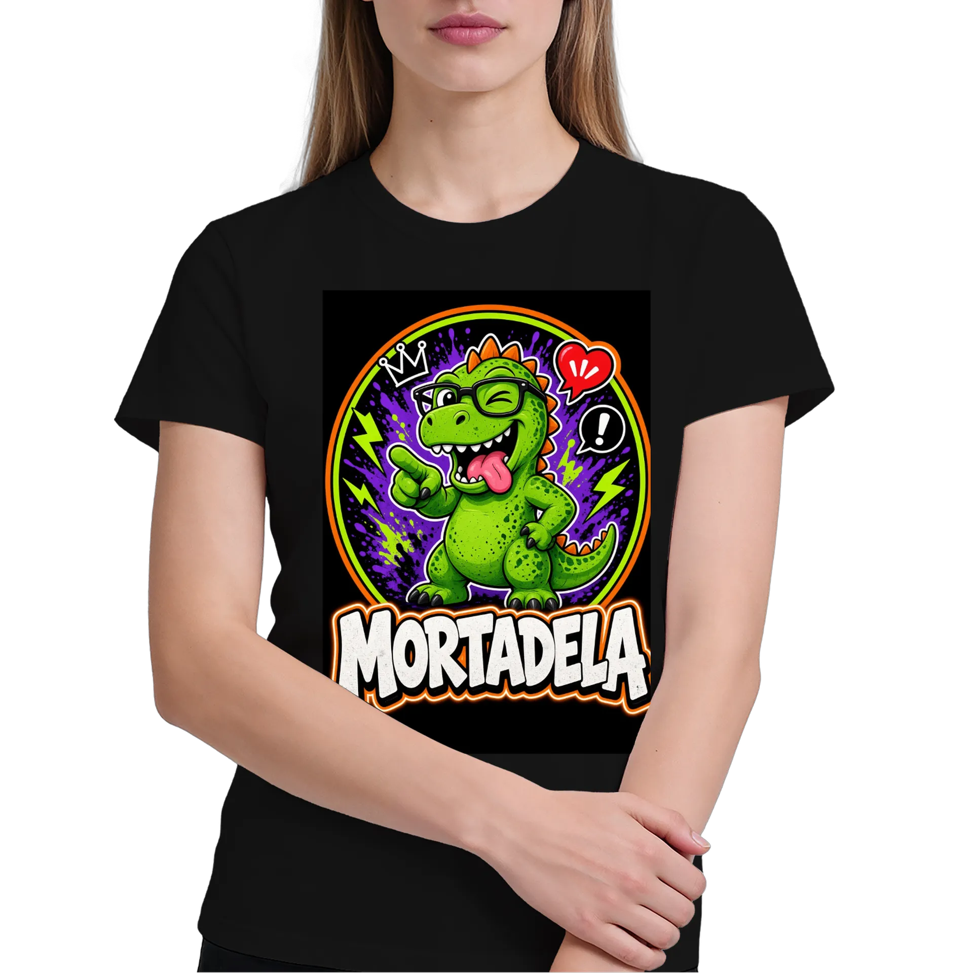 Camiseta mascote mortadela 100% Algodão de MortadelaCega — imagem 3 de 6