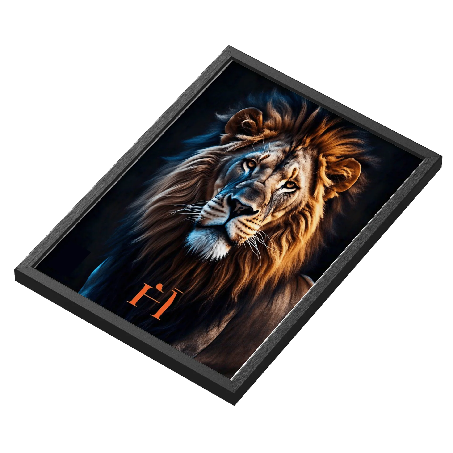 Quadro A3 personalizado Leão Hannah - Imagem 3