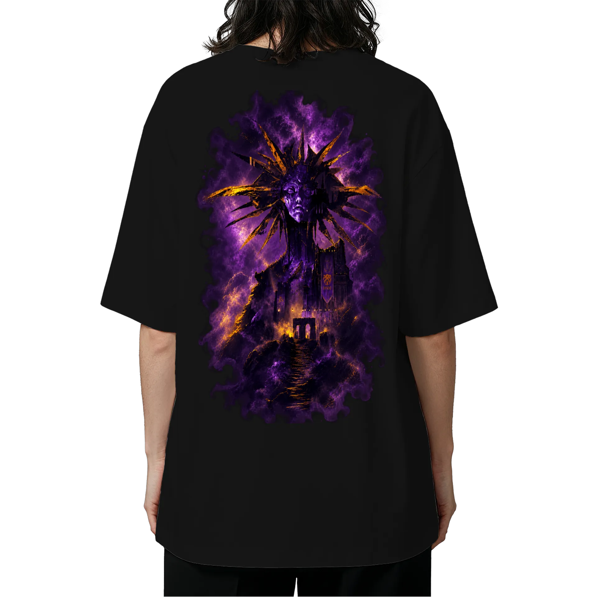 Camiseta Oversized Lady of Pain de dnde — imagem 5 de 6