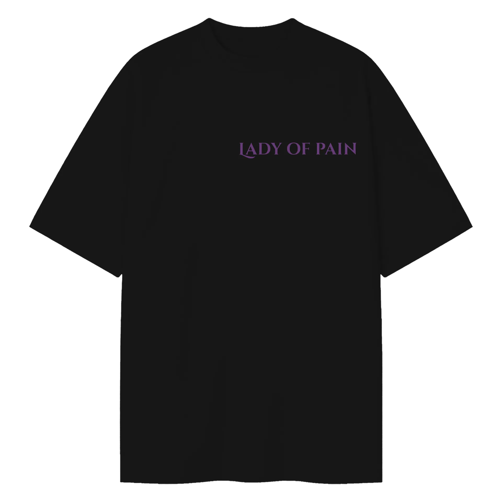 Camiseta Oversized Lady of Pain de dnde — imagem 1 de 6
