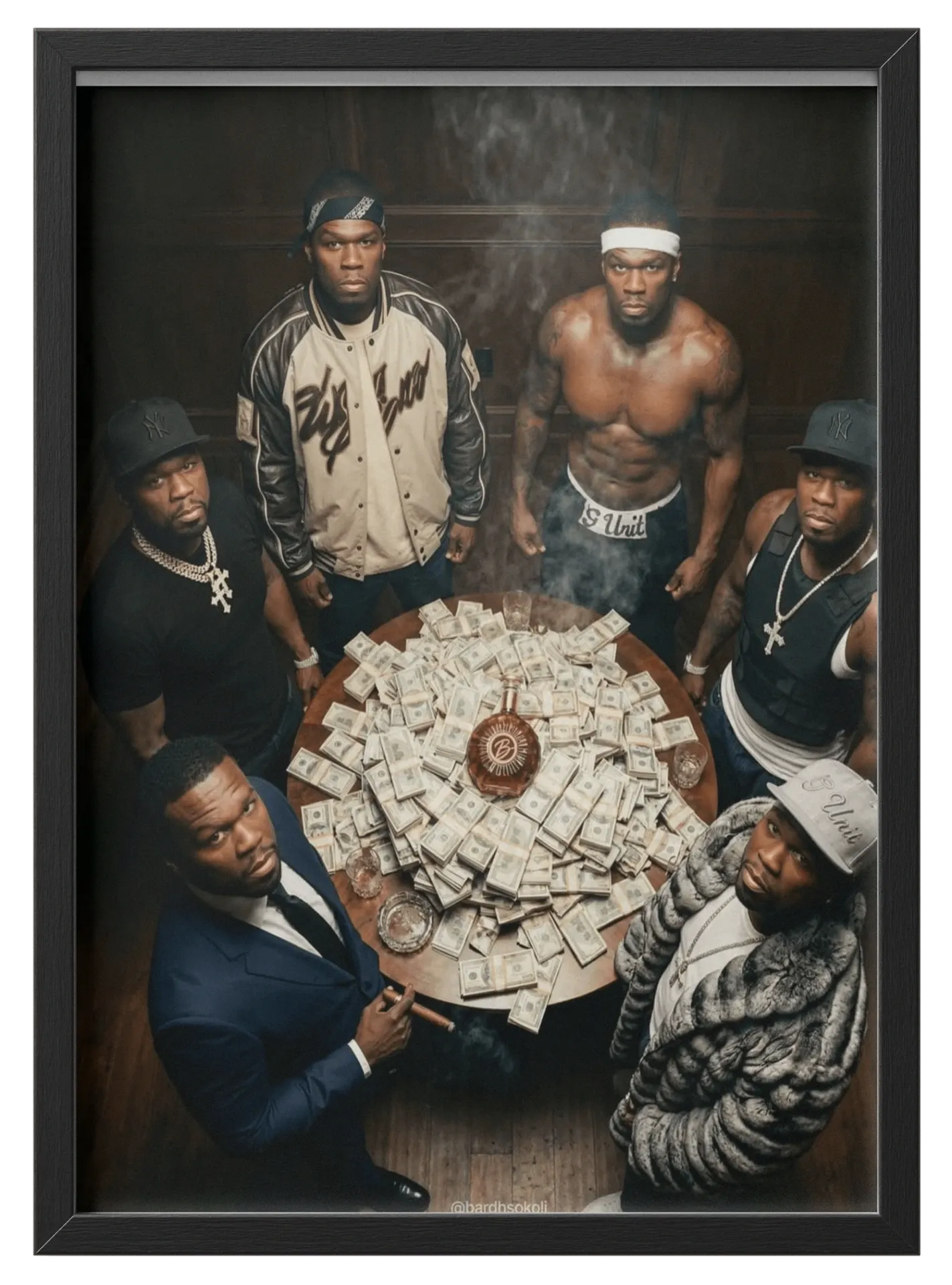 Quadro A3 do 50cent  - Imagem 1