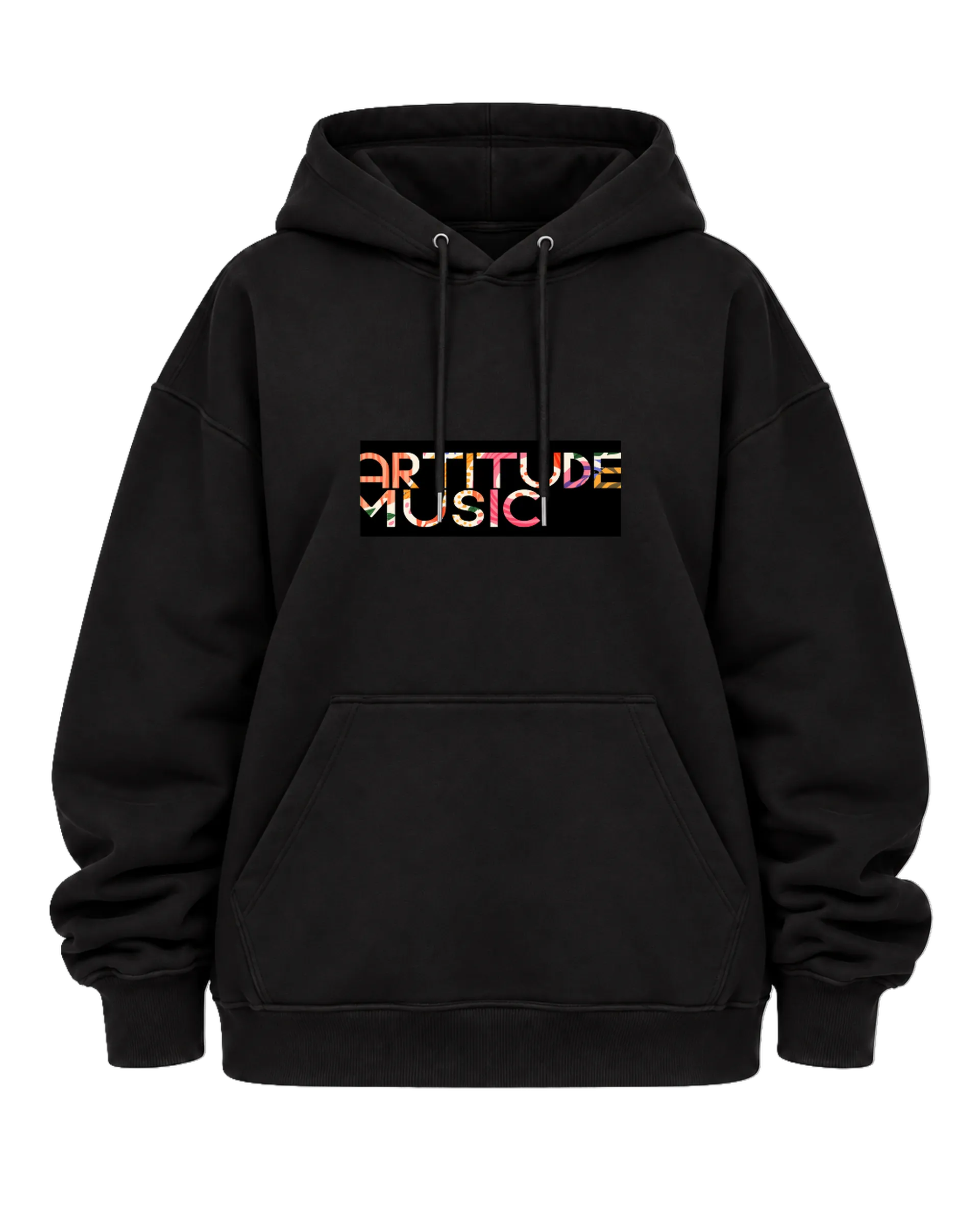 Blusa Moletom Canguru Estampa Tipográfica Arte Tudo Music - Imagem 5