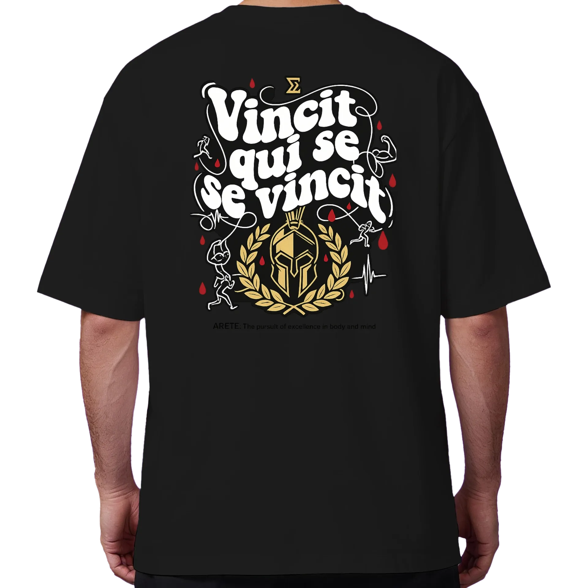 Camiseta Aretê — Coleção "Vincit Qui Se Vincit" - Imagem 6