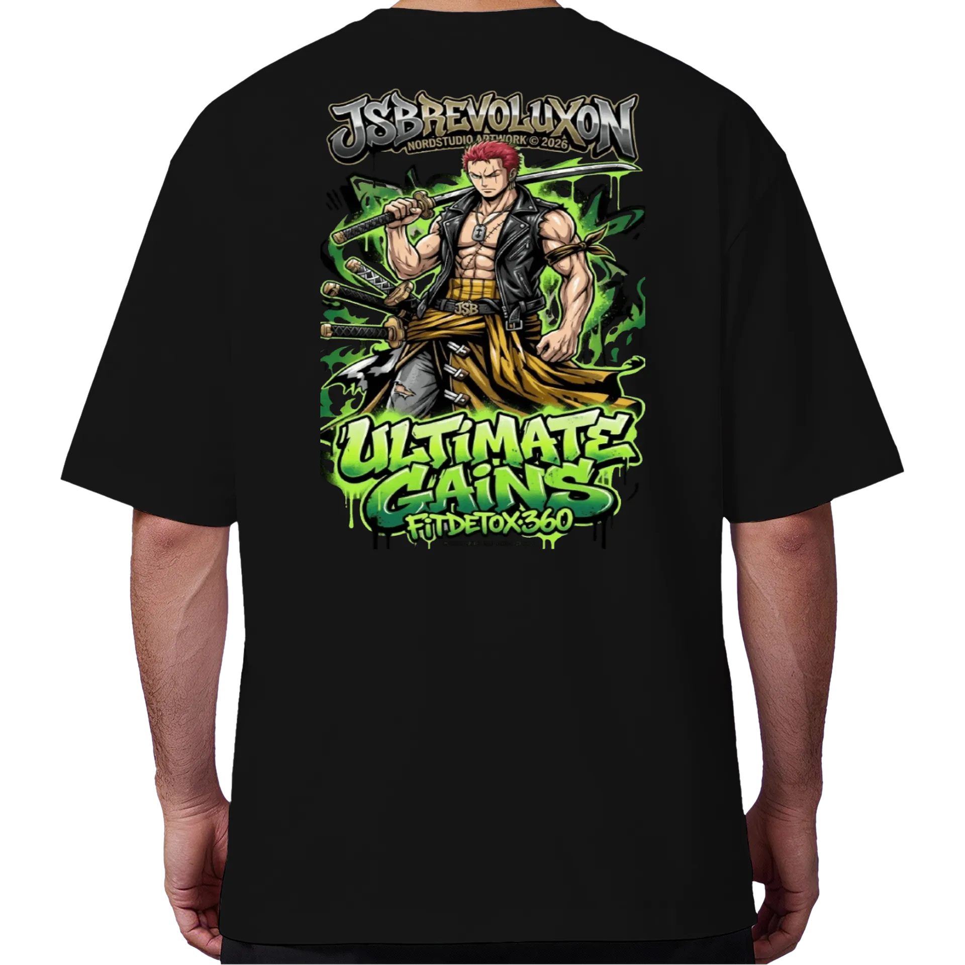 Camiseta Oversized Beast Mode JS - Imagem 6