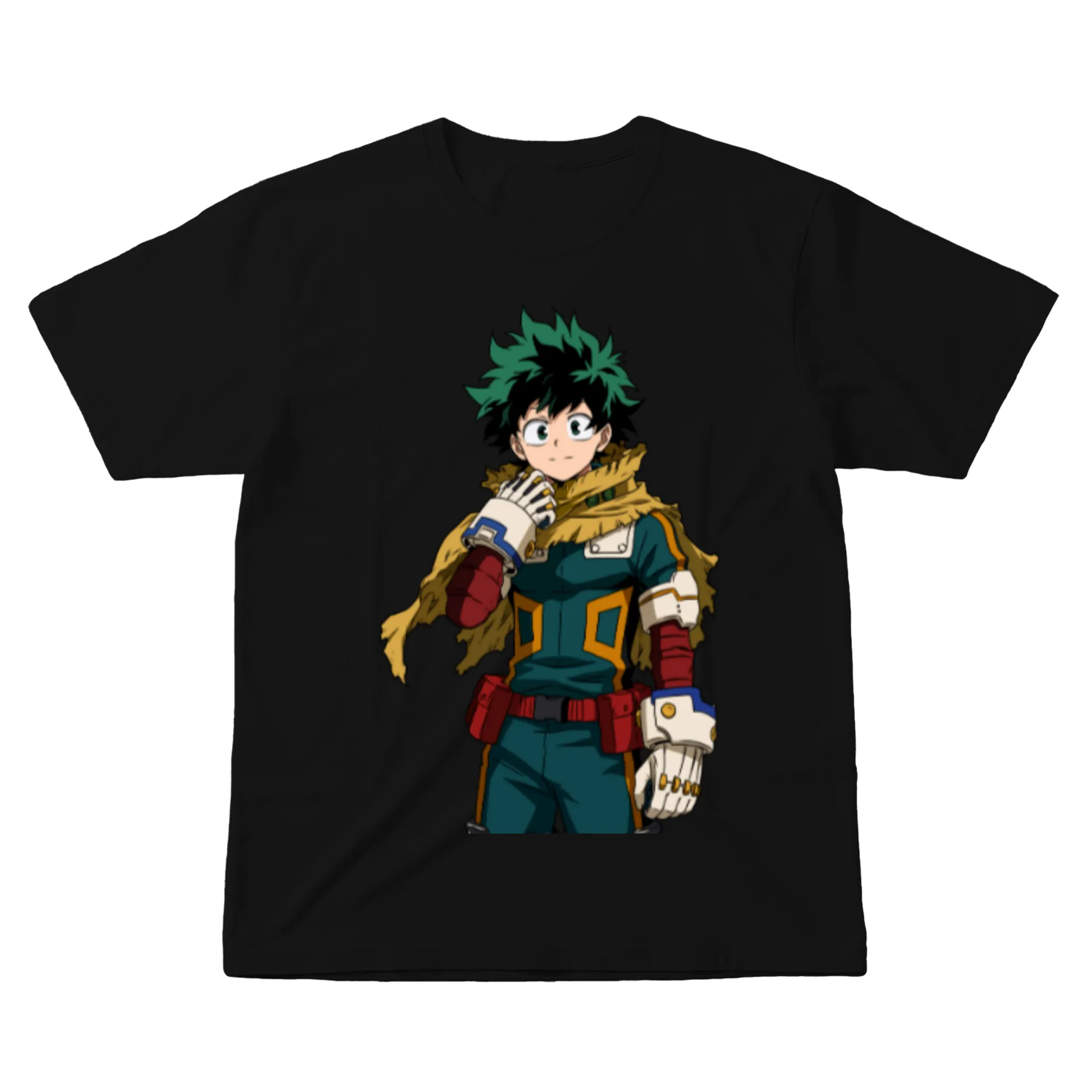 Camiseta Midoriya Izuku Estampa Cartoon 100% Algodão - Imagem 1