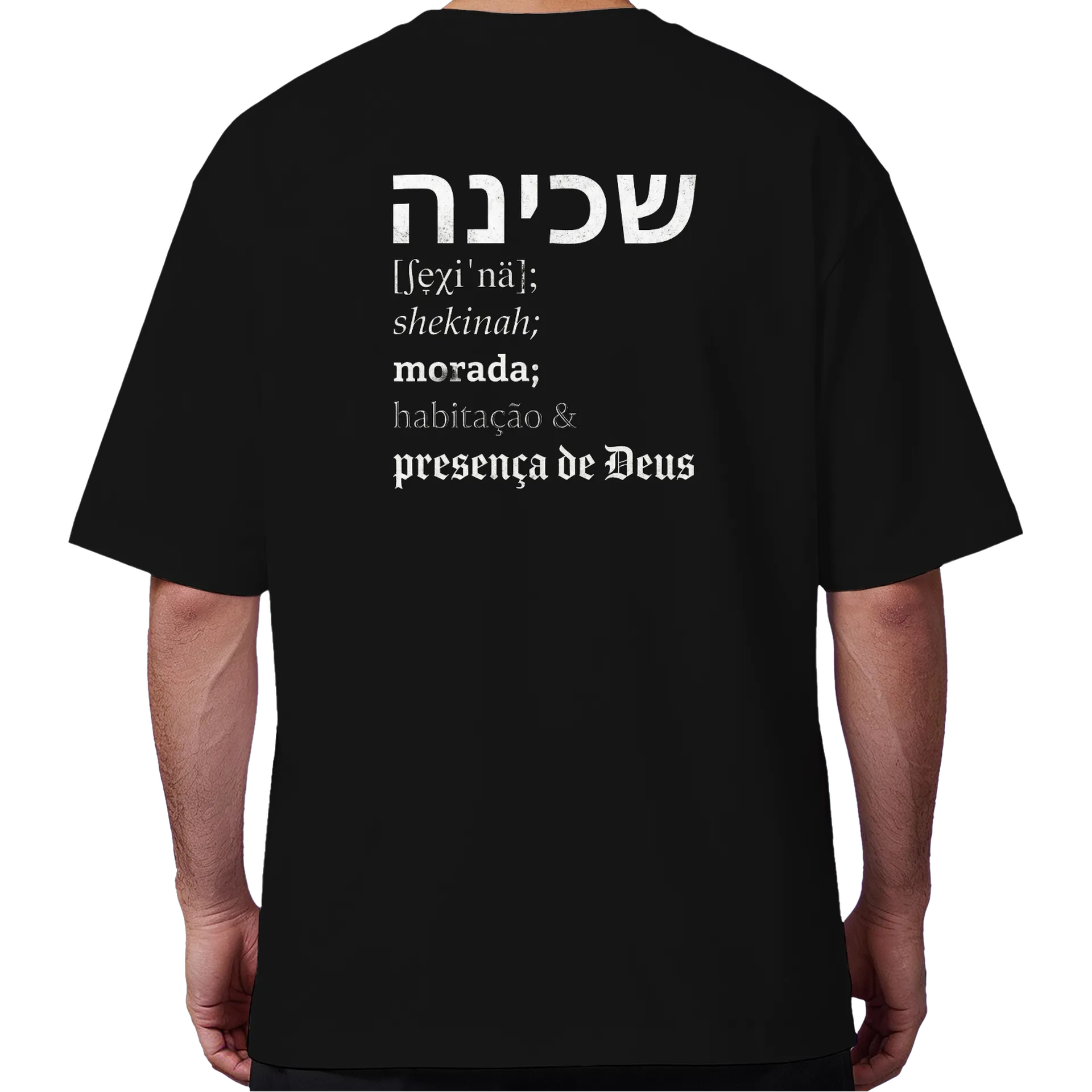 Camiseta SKN Hebraico Black - Imagem 6