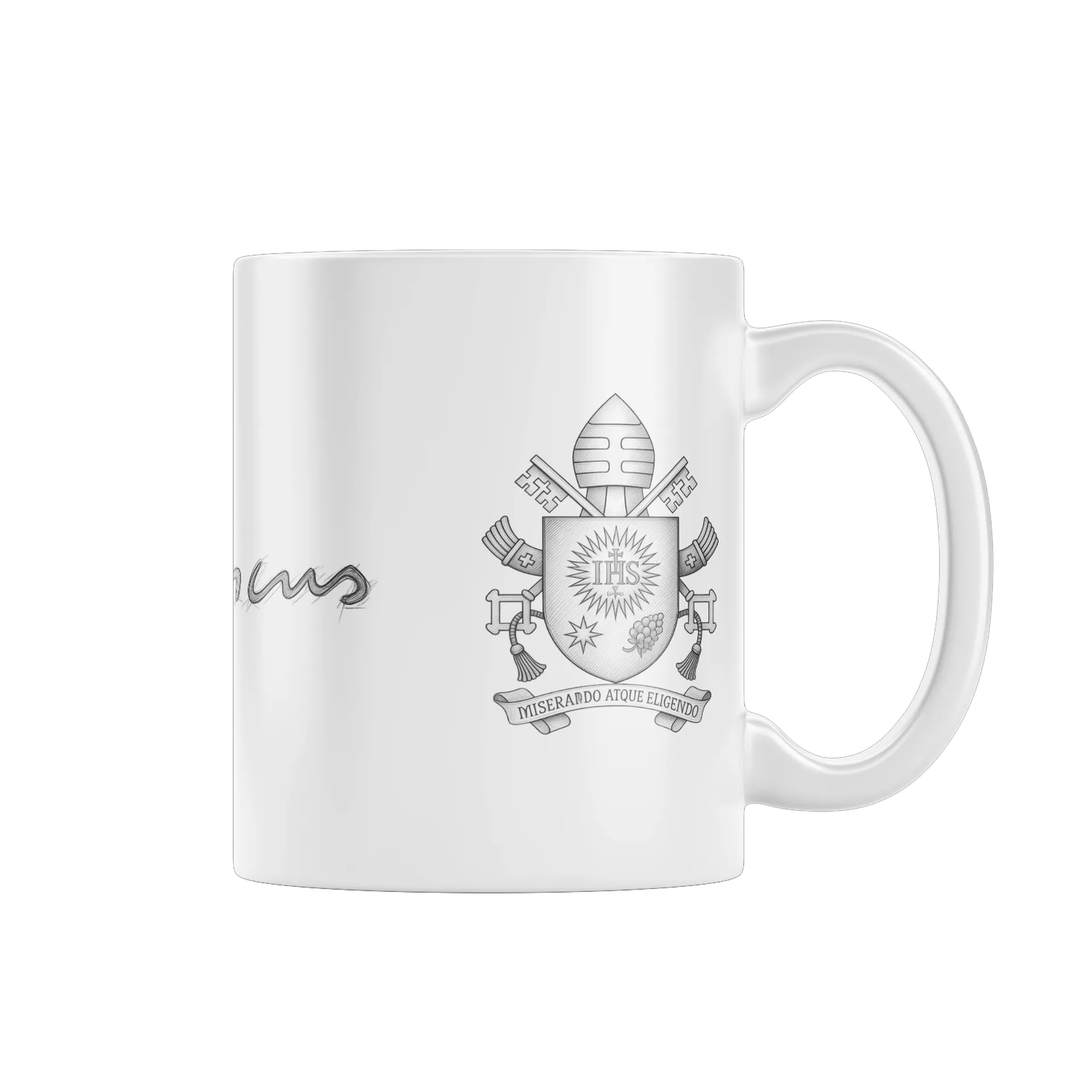 Caneca Branca Papa Franciscus - Imagem 1