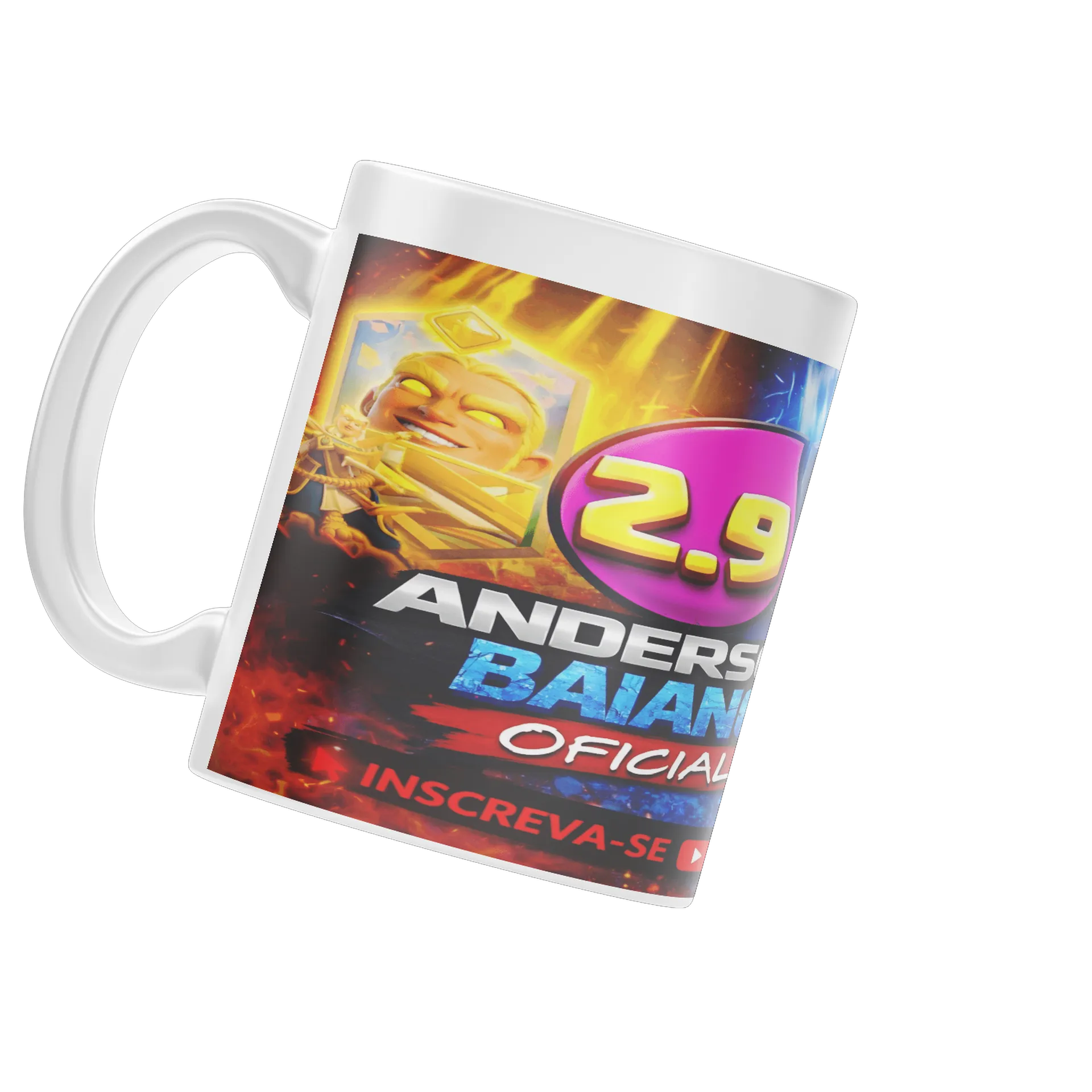 Caneca personalizada de Anderson gamer sp 