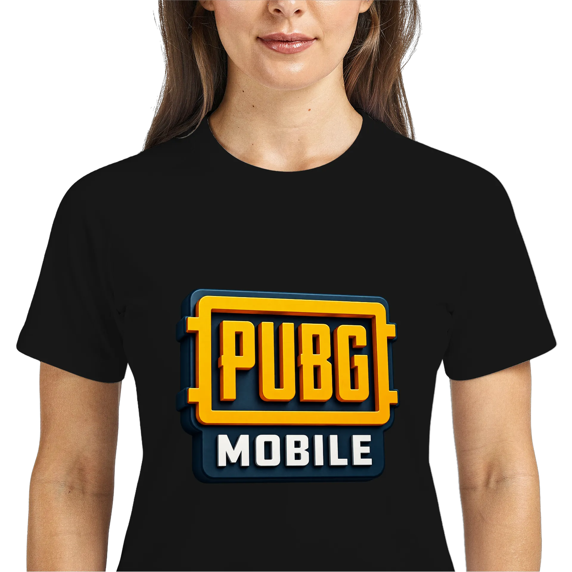 Camiseta Dry Fit Logo PUBG Mobile Tipográfico em Relevo - Imagem 3