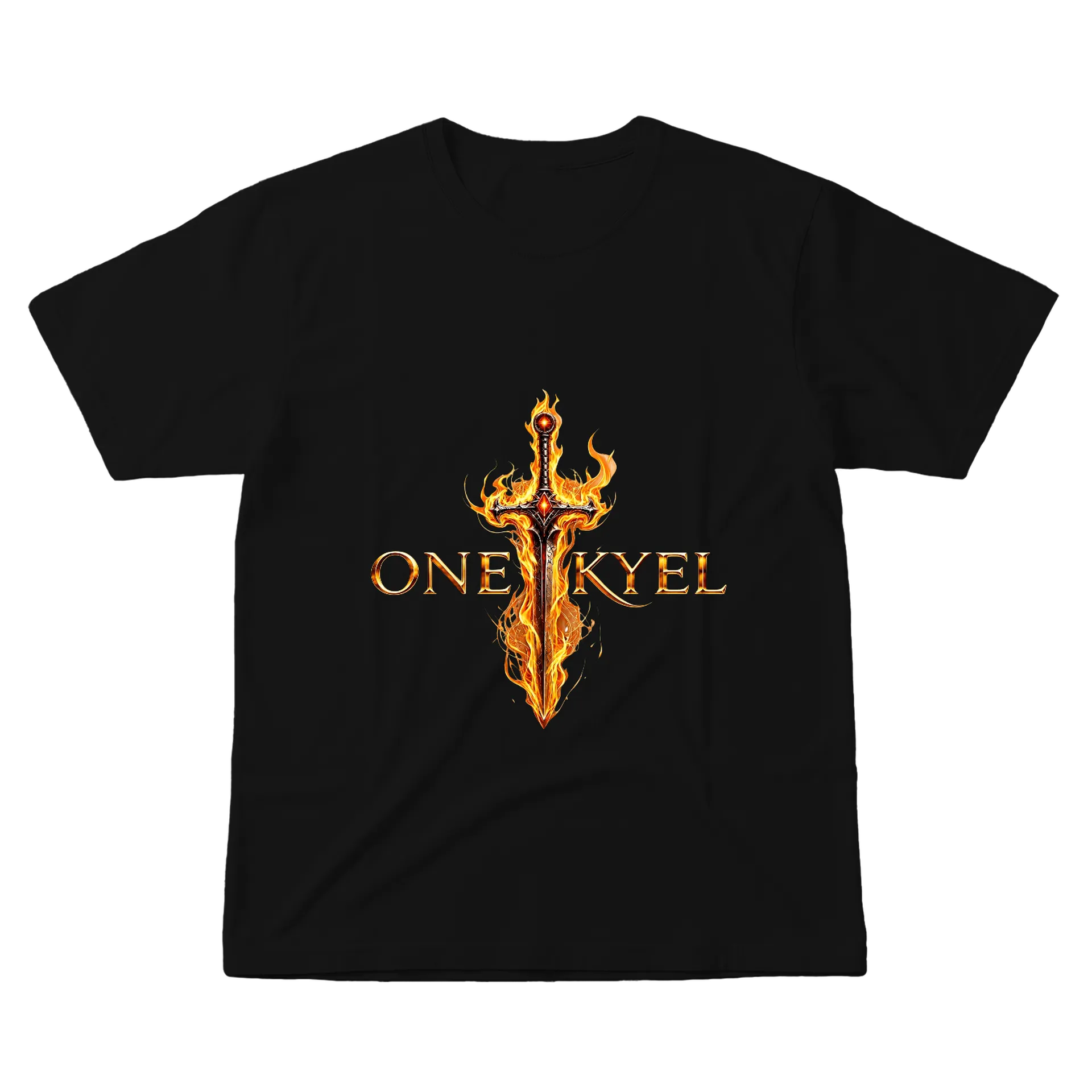 Camiseta Estampa Logotipo One Kyel 100% Algodão - Imagem 1