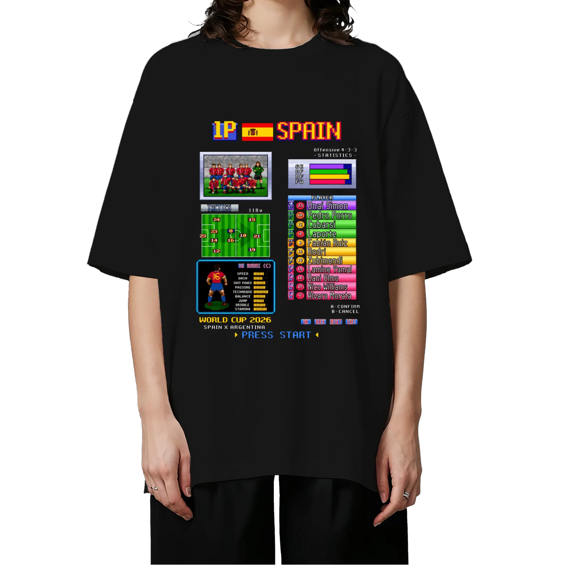 Camiseta Oversized Arcade Retrô Preto - Imagem 3