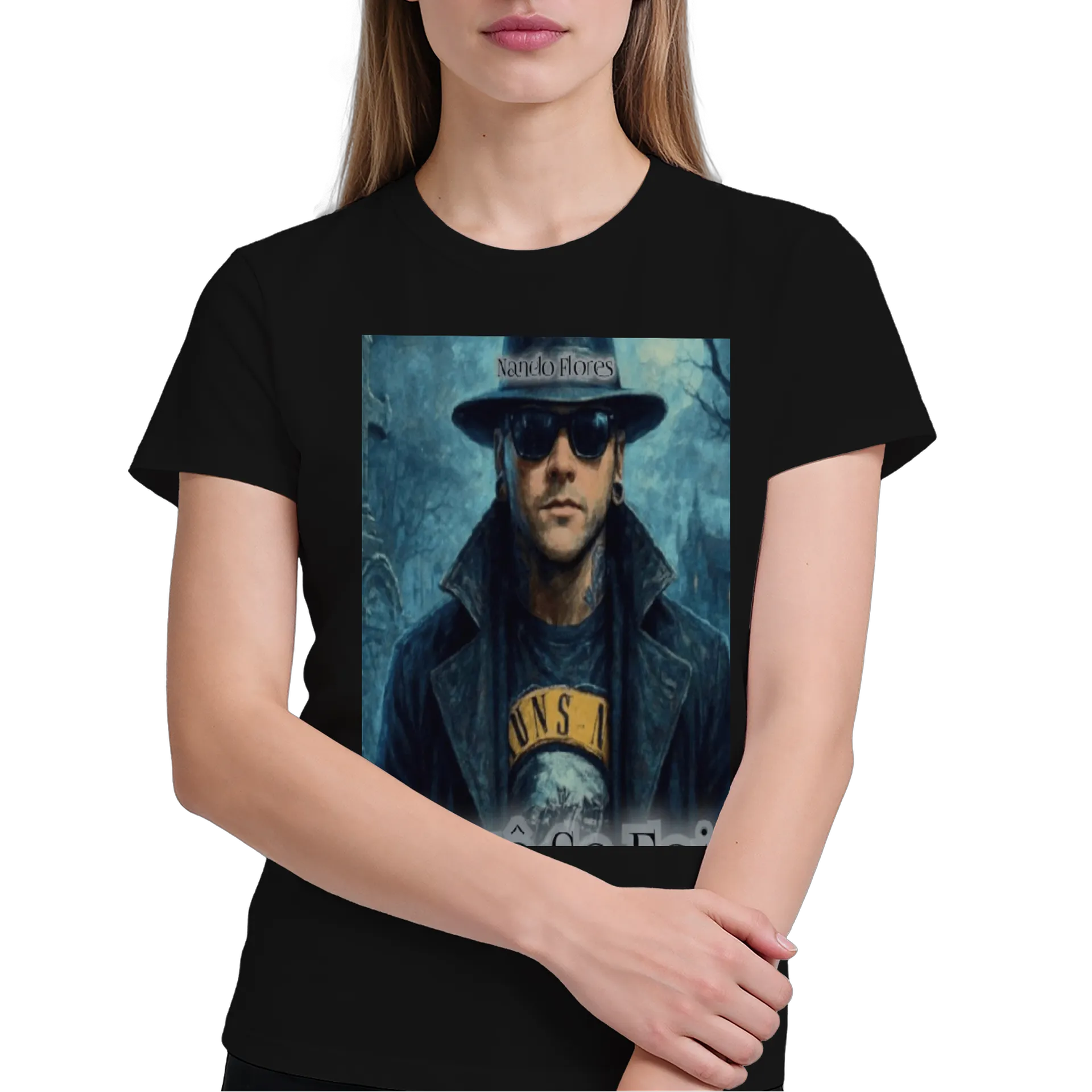 Camisa Nando Flores da capa da música você se foi. - Imagem 4